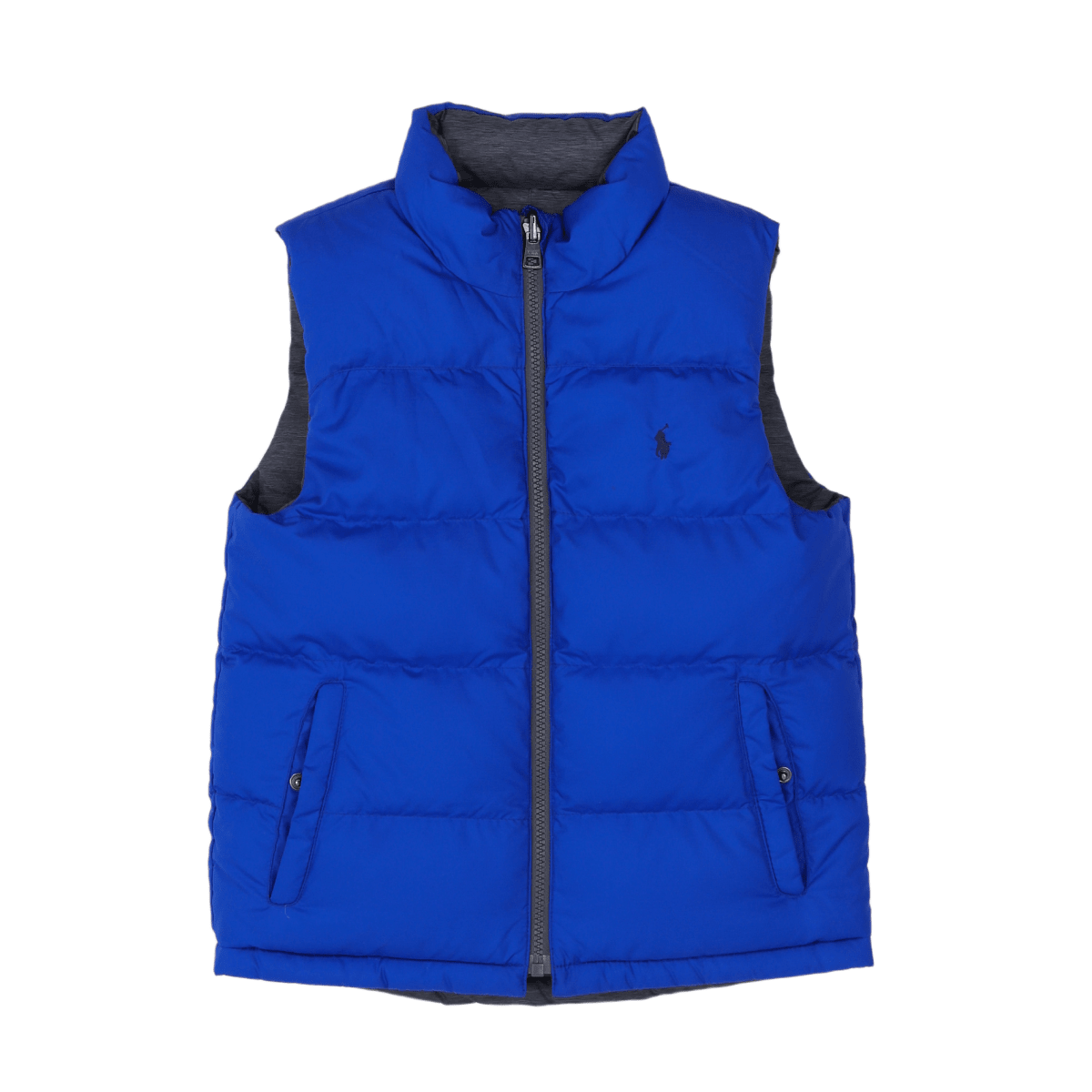 RALPH LAUREN - SLEEVELESS JACKET - BLUE - 7 YEARS