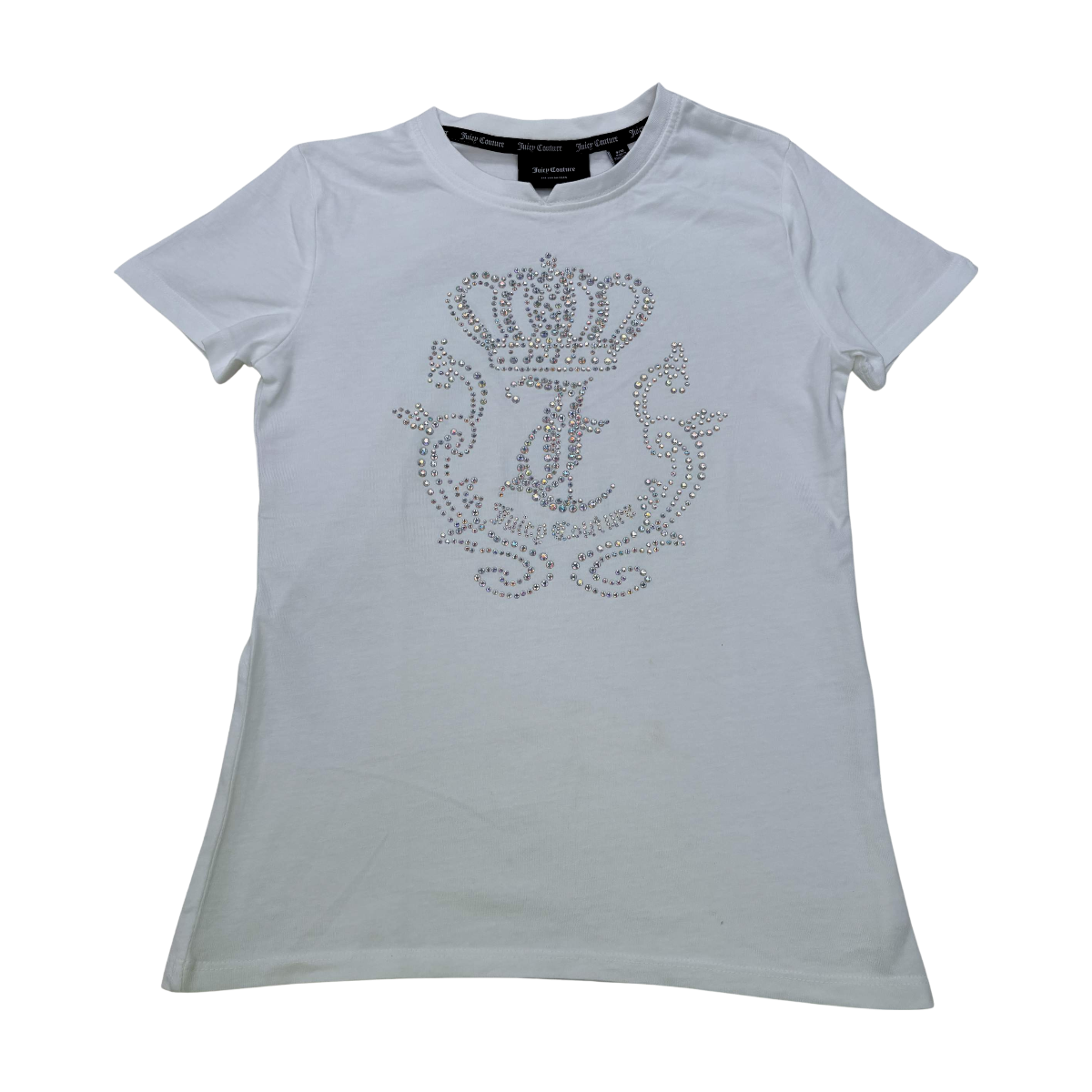 JUICY COUTURE - T-SHIRT - BLANC - 9 ANS