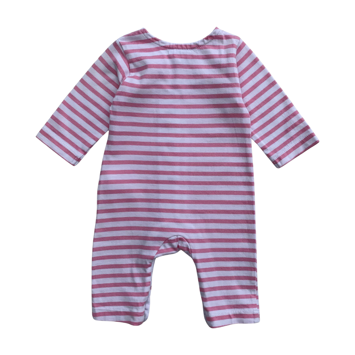JACADI - PYJAMA - ROSE, BLANC - 1 MOIS
