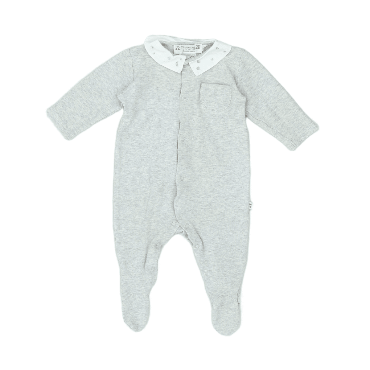 BONPOINT - PYJAMA - GRIS - 3 MOIS