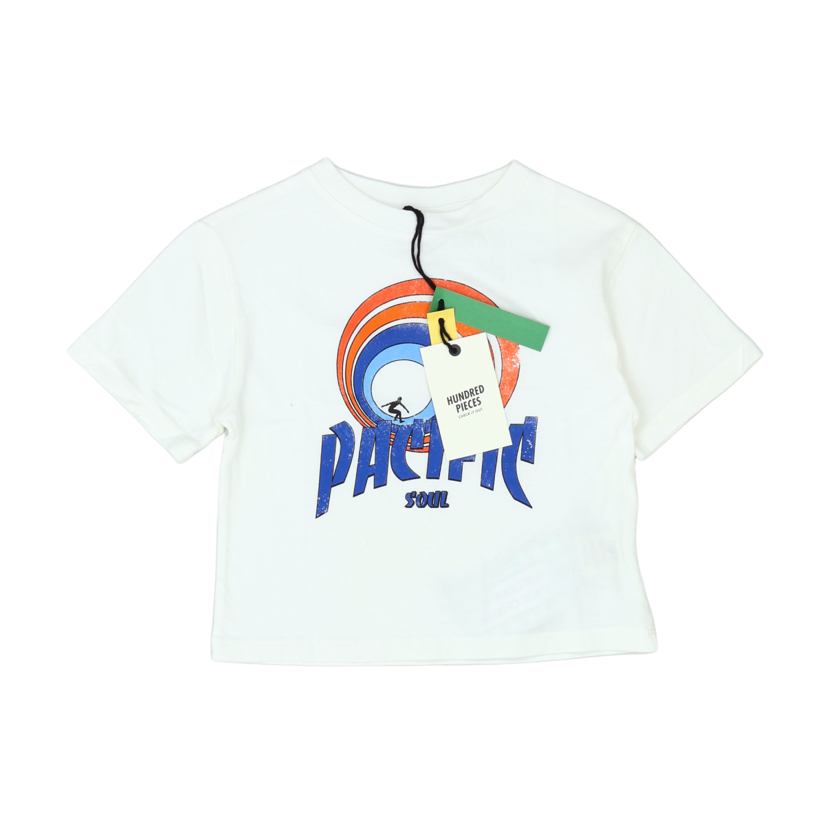 HUNDRED PIECES - T-SHIRT - BLANC - 3 ANS