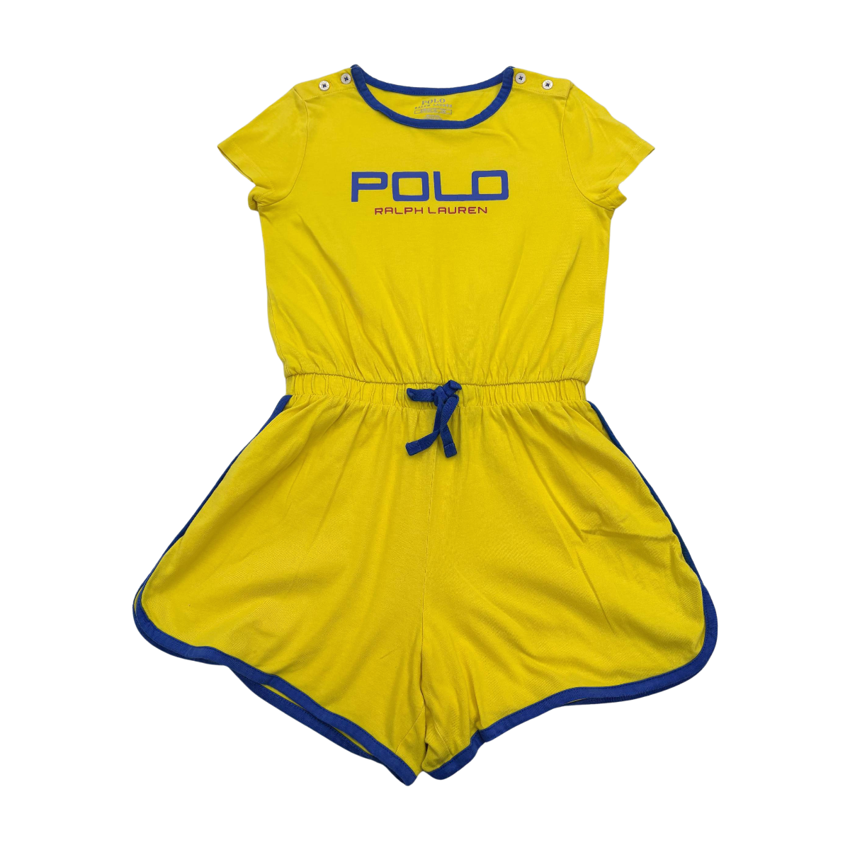RALPH LAUREN - COMBISHORT - JAUNE - 7 ANS