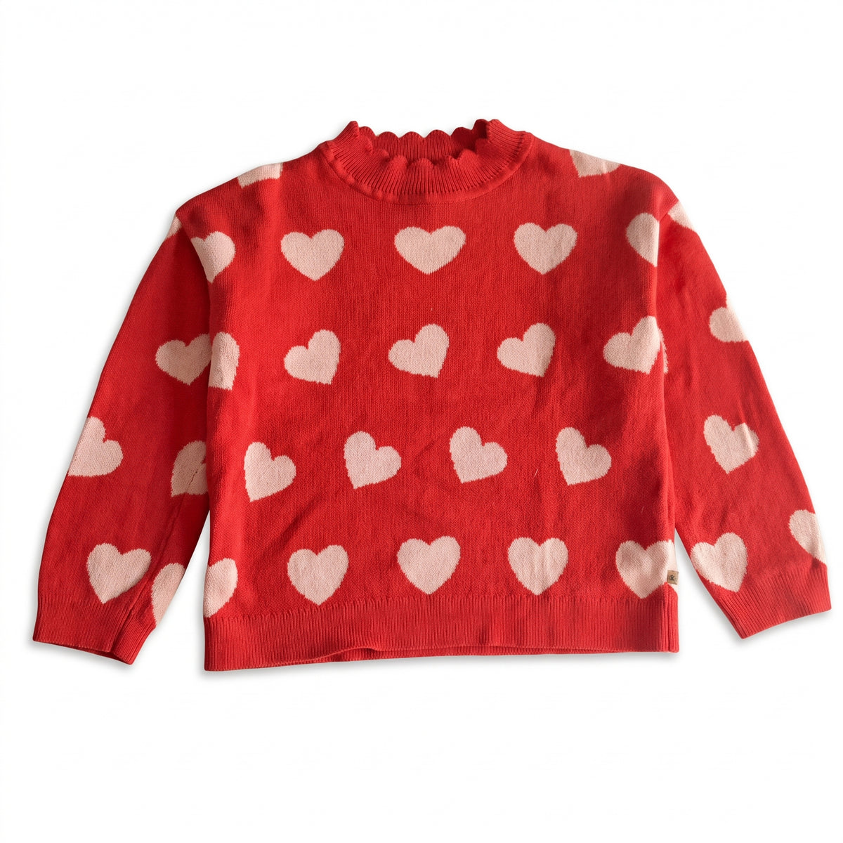 BONTON - PULL - ROUGE - 6 ANS