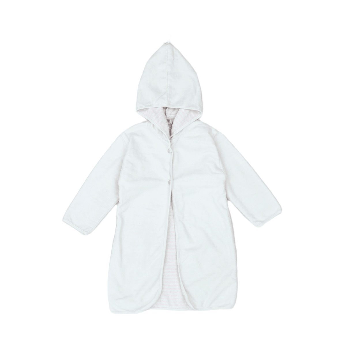 LITTLE BOAT - BADEMANTEL - WEIß, ROSA - 6 JAHRE