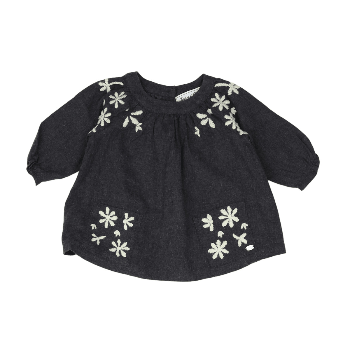 TARTINE & CHOCOLAT - ROBE - GRIS - 3 MOIS