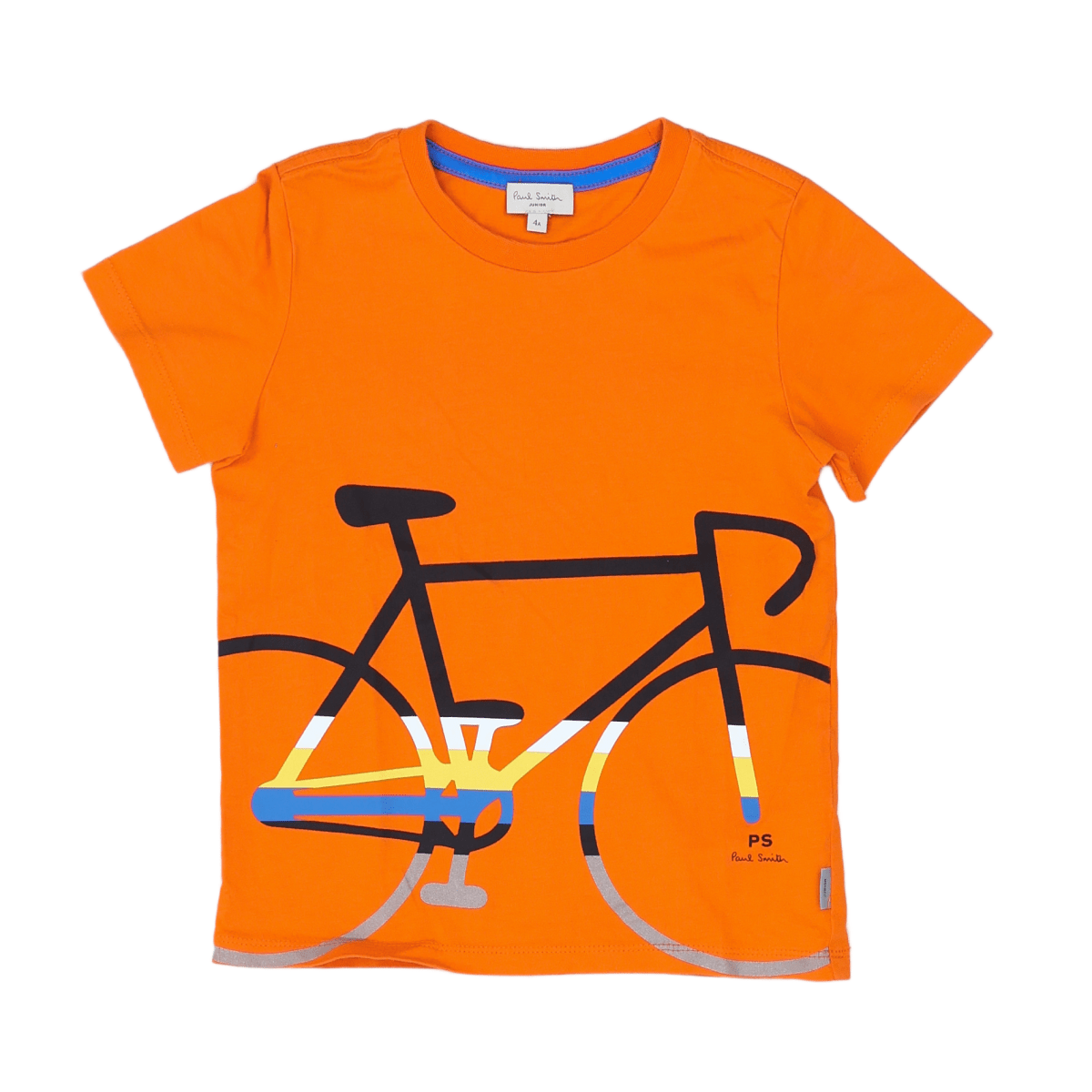 PAUL SMITH - T-SHIRT - ORANGE - 4 ANS