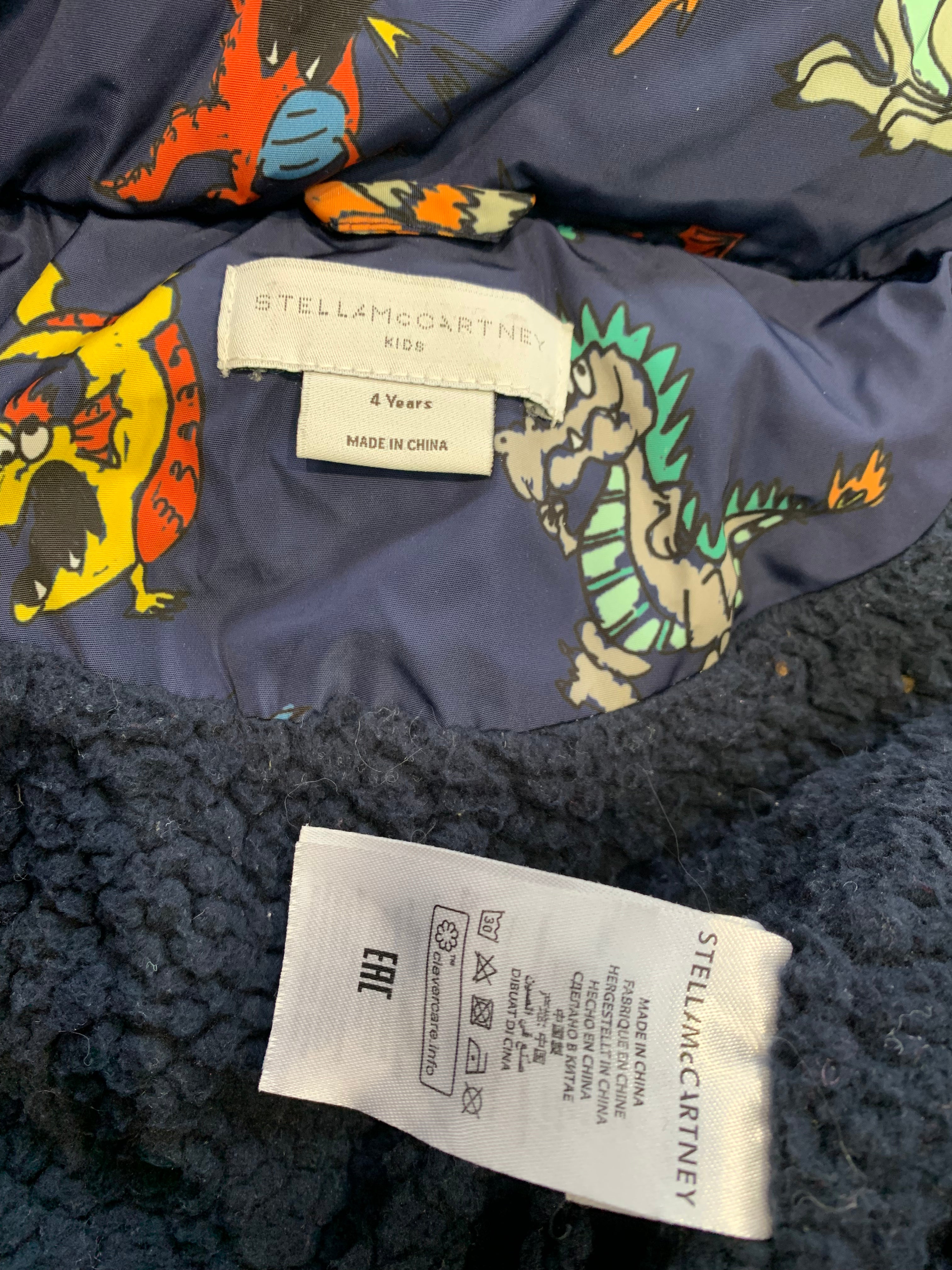 STELLA MCCARTNEY - DOUDOUNE - BLEU - 4 ANS