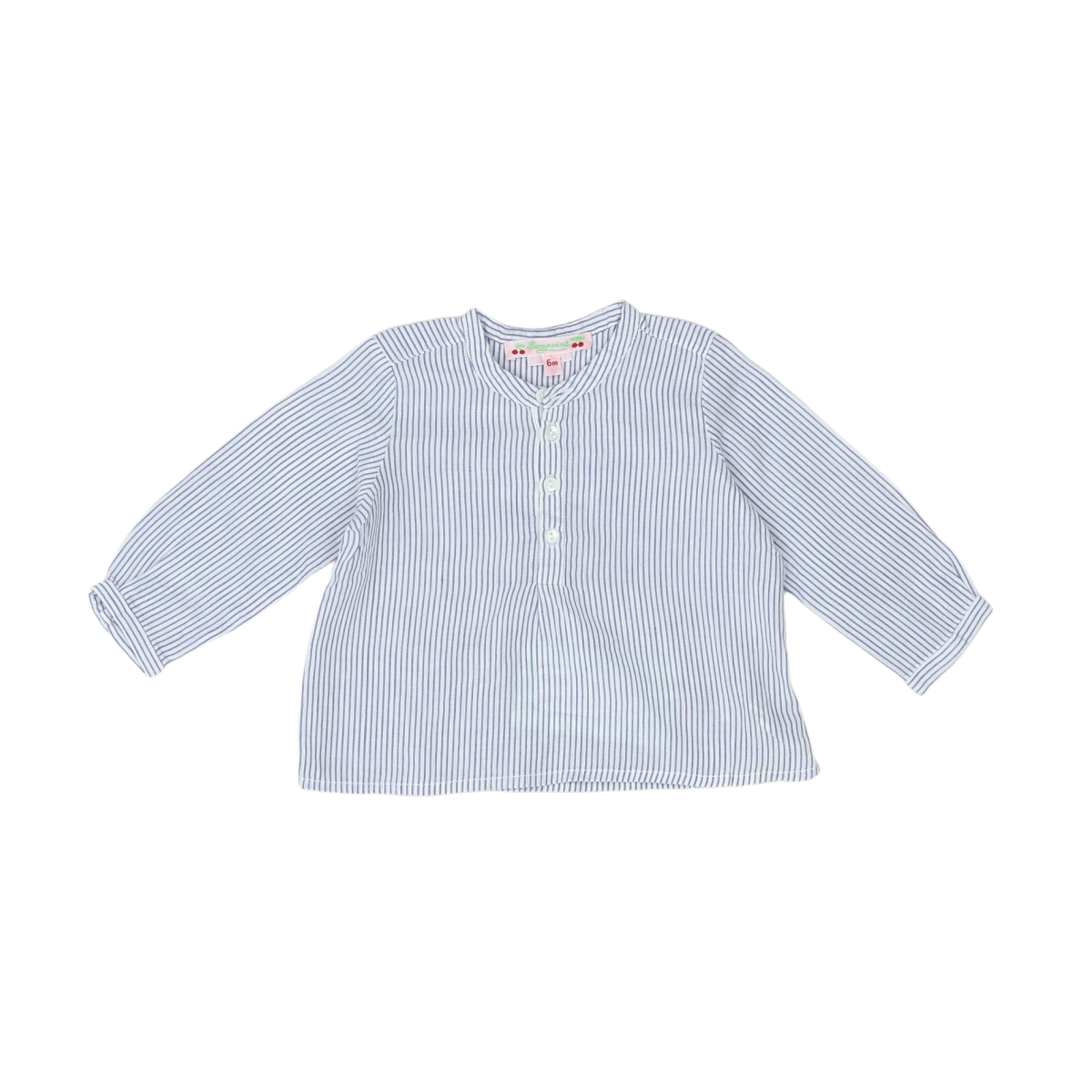 BONPOINT - CHEMISE - BLANC, BLEU - 6 MOIS