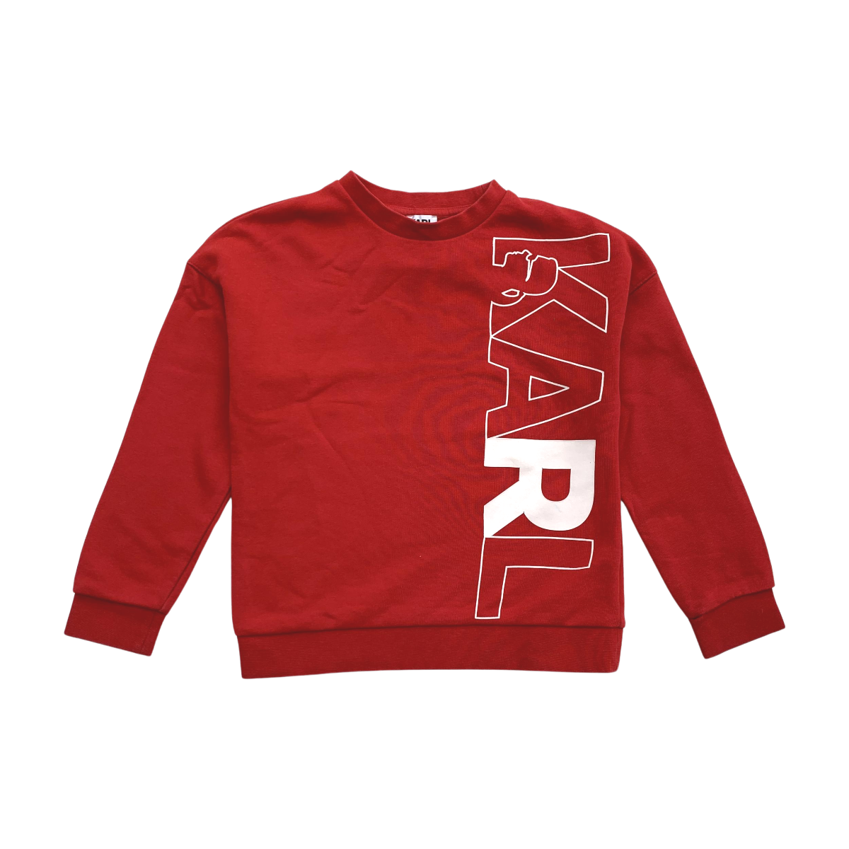 KARL LAGERFELD - SWEAT - ROUGE - 8 ANS