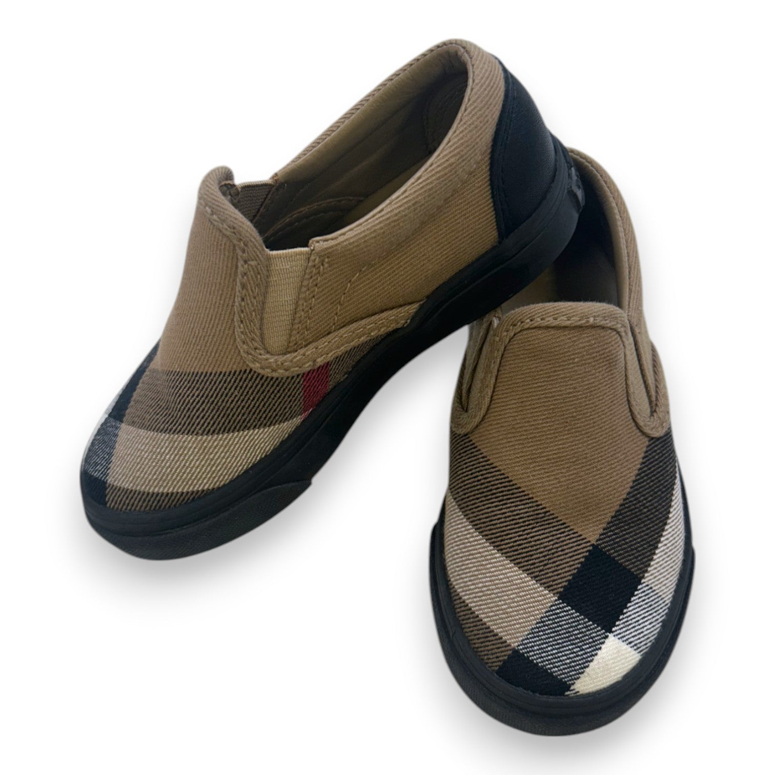 BURBERRY - SNEAKERS - BEIGE, BROWN - 25