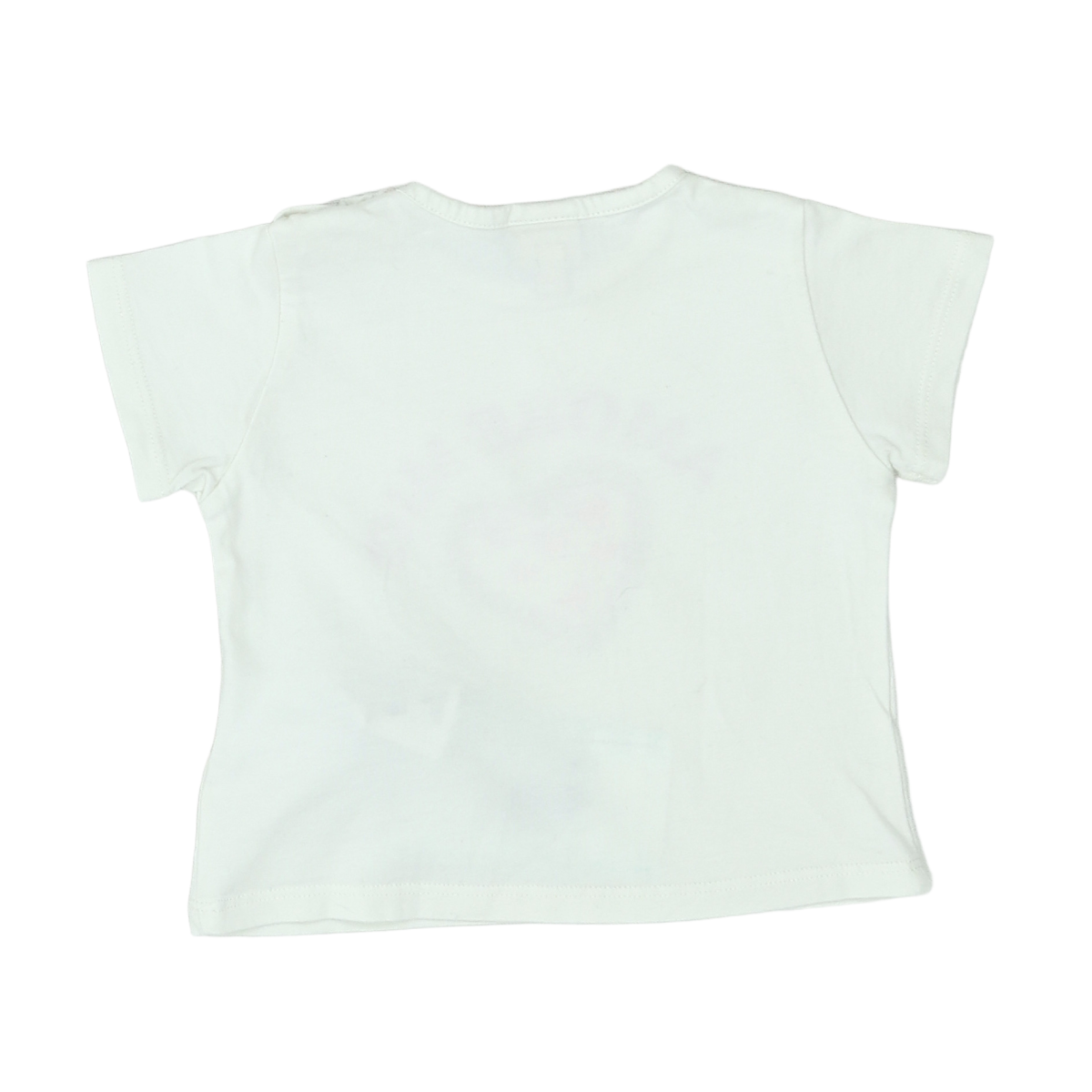 BONTON - T-SHIRT - BLANC - 6 MOIS