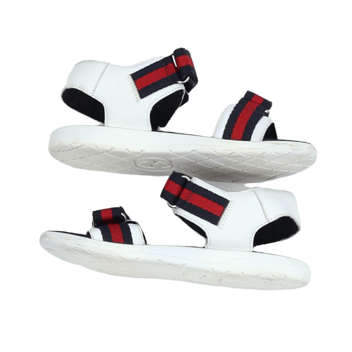 GUCCI - SANDALEN - BLAU, WEISS - 29