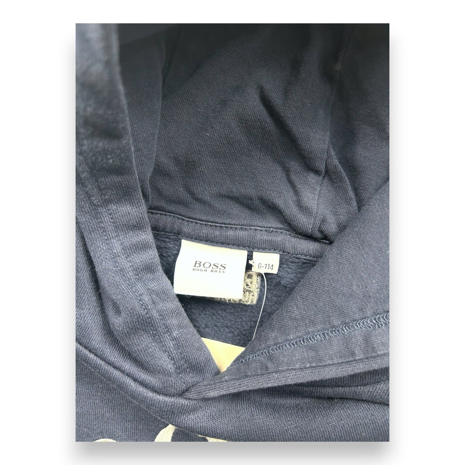 HUGO BOSS - SWEATSHIRT - BLUE - 6 YEARS