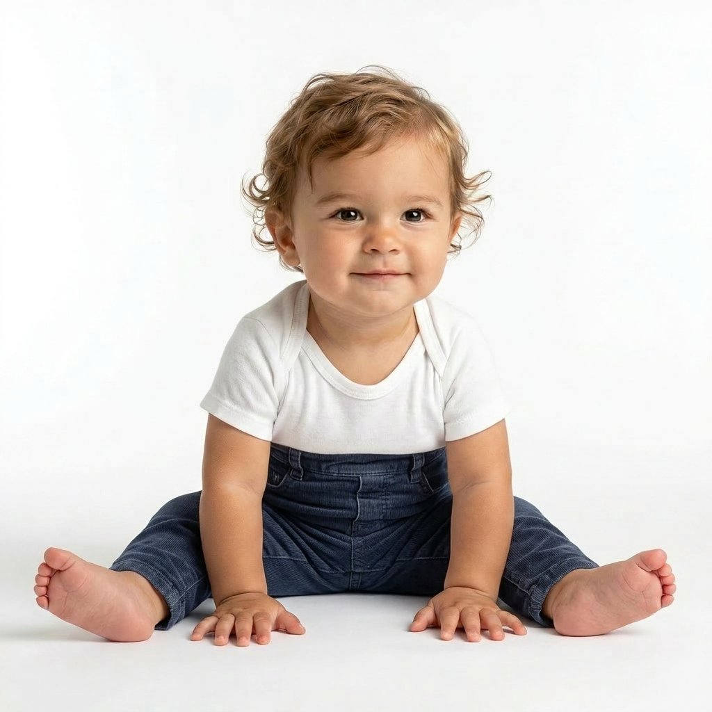JACADI - PANTALON - BLEU - 12 MOIS