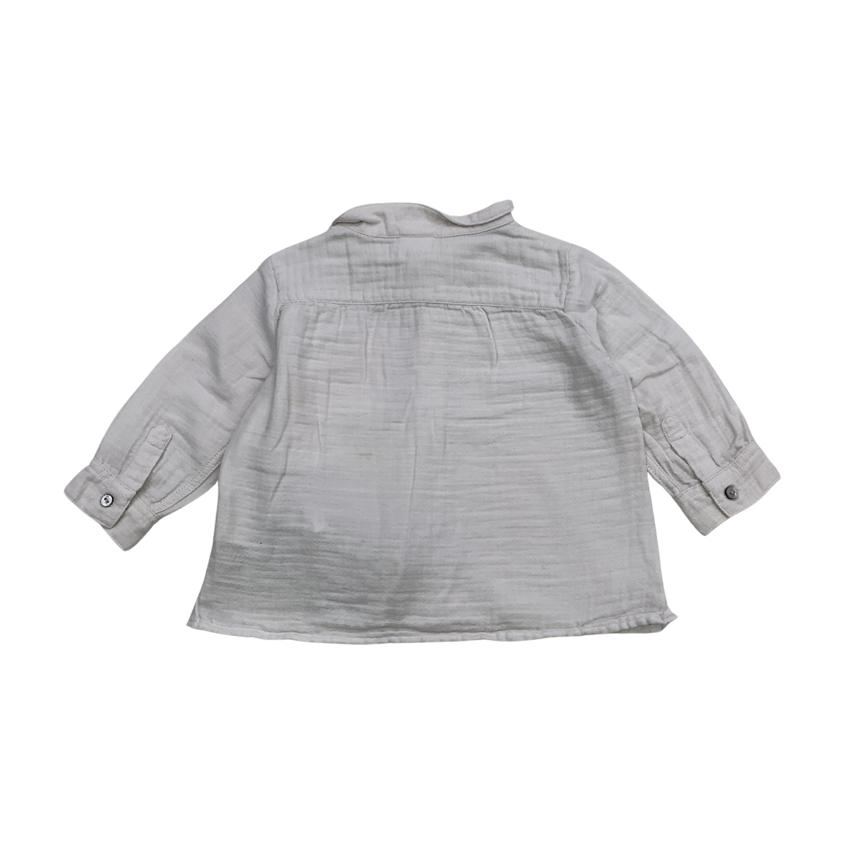 BONTON - CHEMISE - BLANC - 6 MOIS