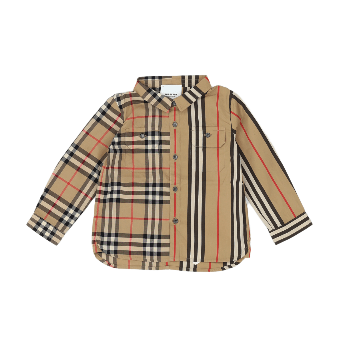 BURBERRY - HEMD - BRAUN - 18 MONATE