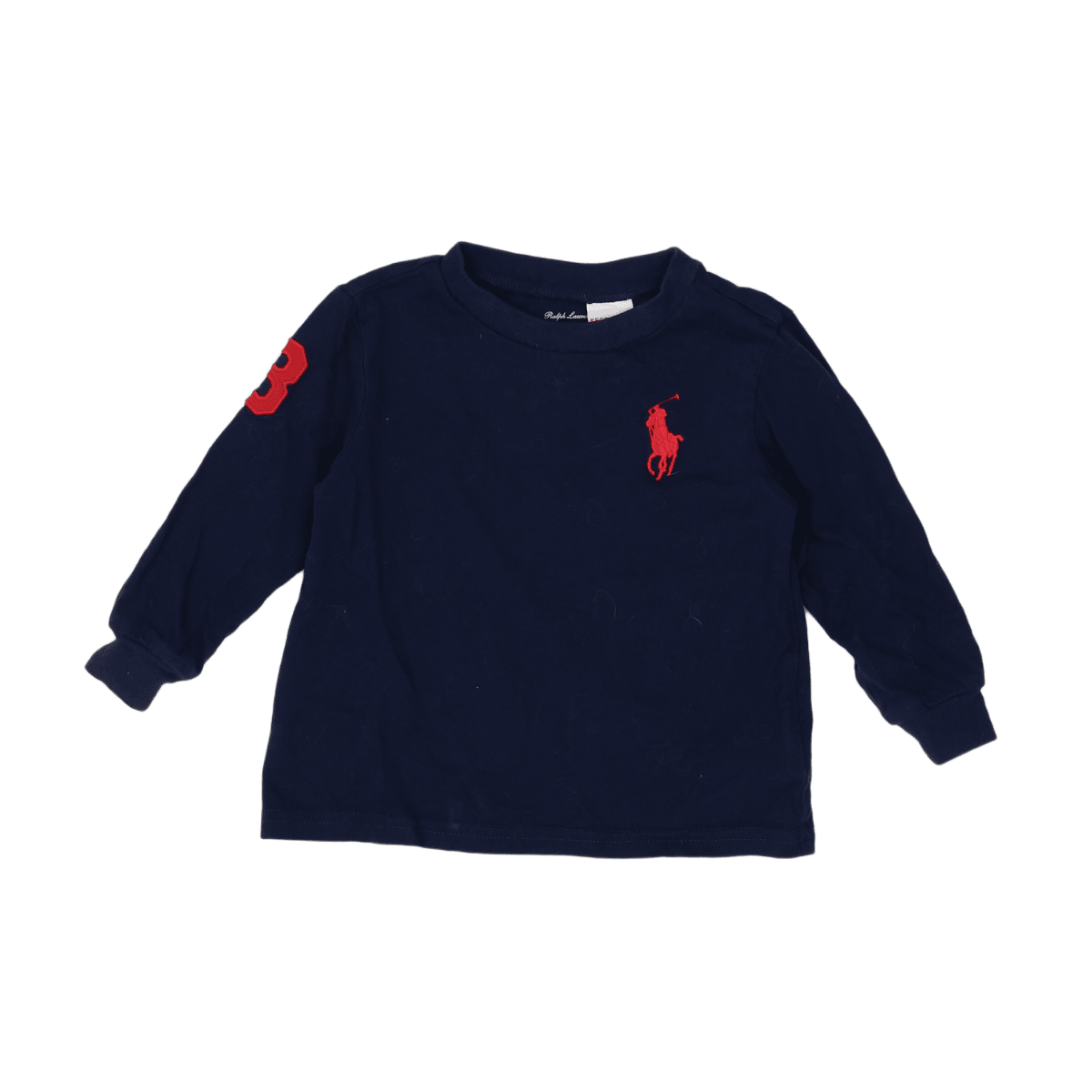 RALPH LAUREN - T-SHIRT - BLEU - 18 MOIS