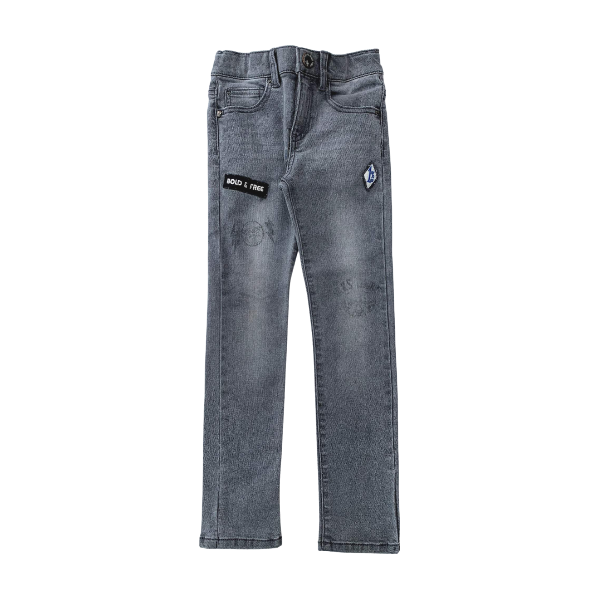 IKKS - PANTALON - GRIS - 7 ANS