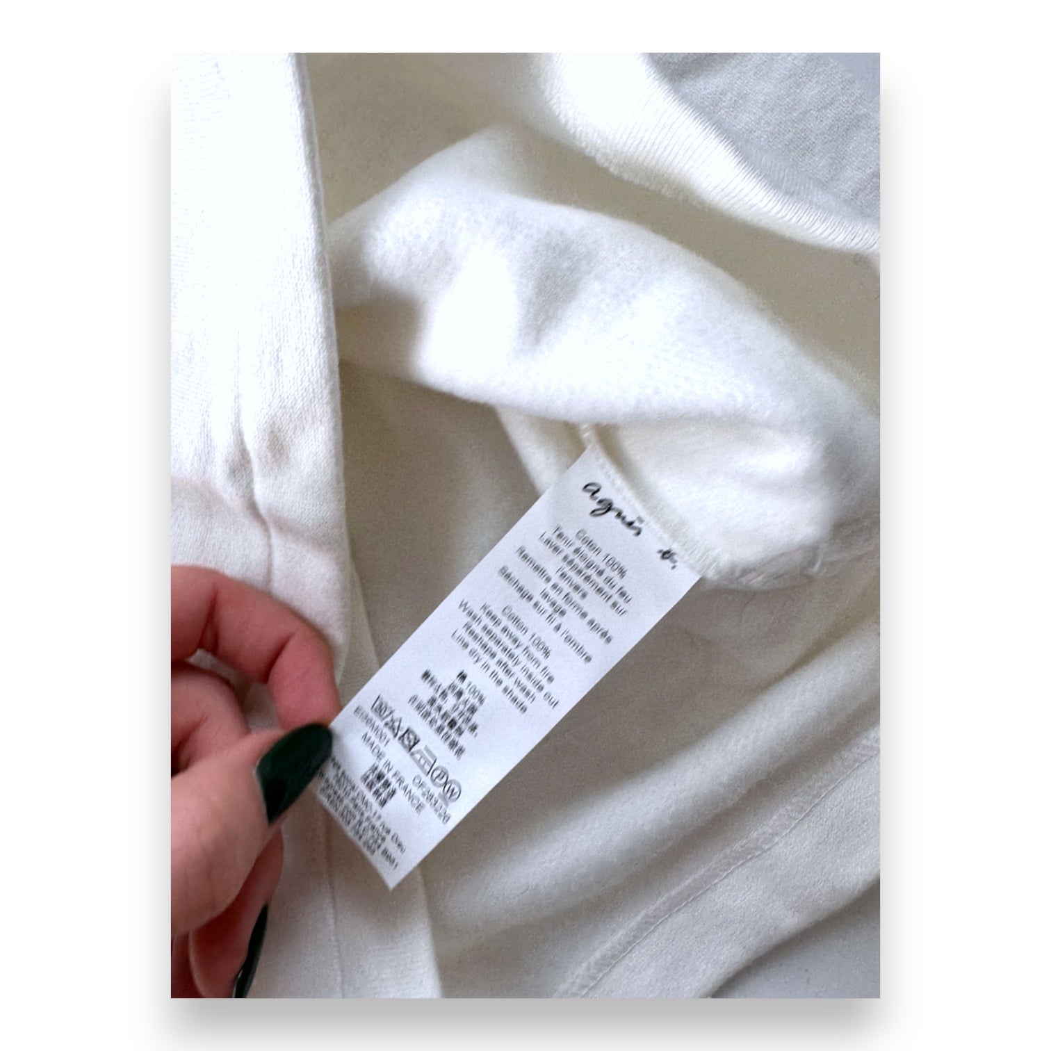 AGNÈS B - CARDIGAN - BLANC - 10 ANS