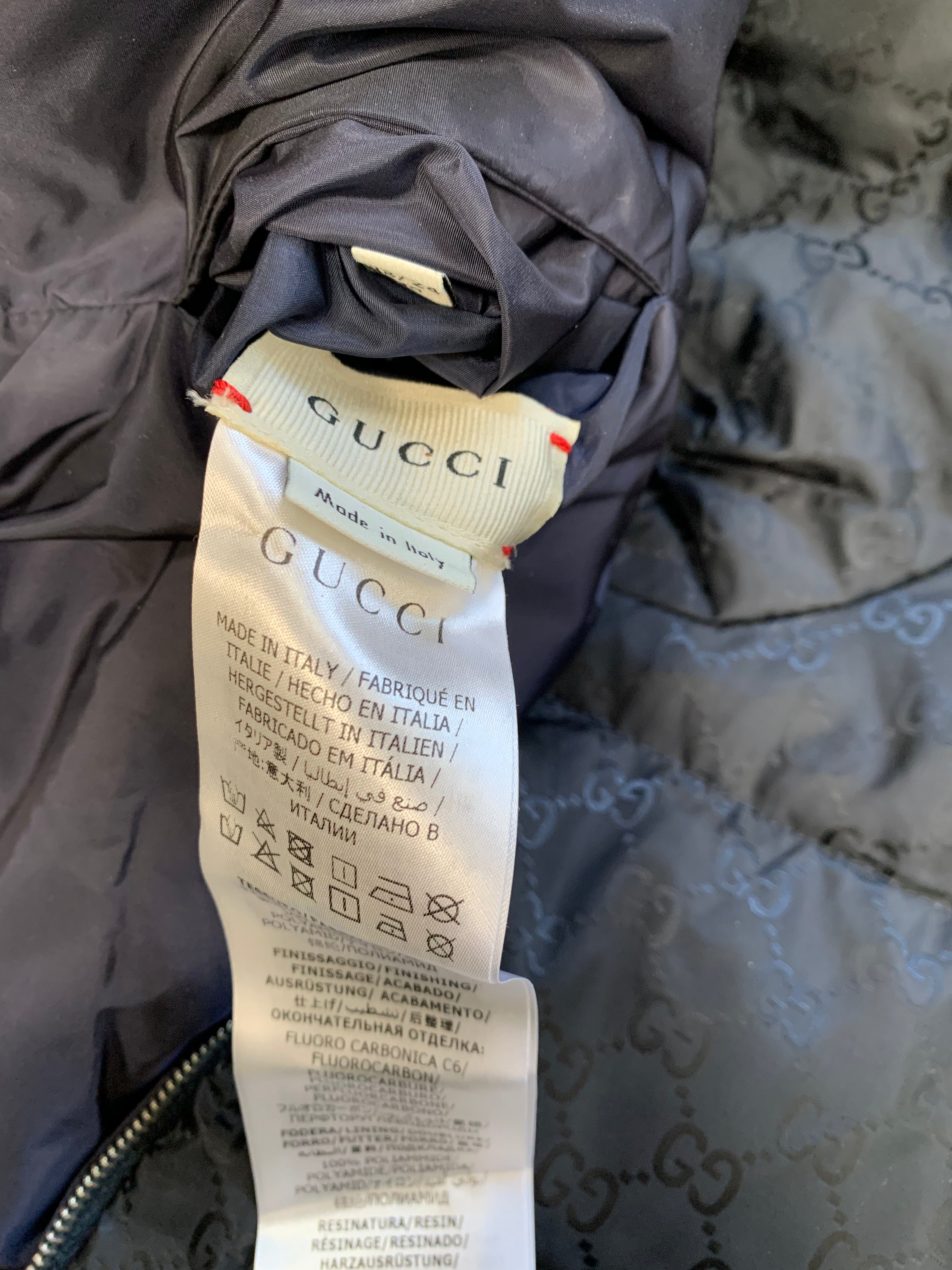 GUCCI - DOWN JACKET - BLUE, RED - 18 MONTHS