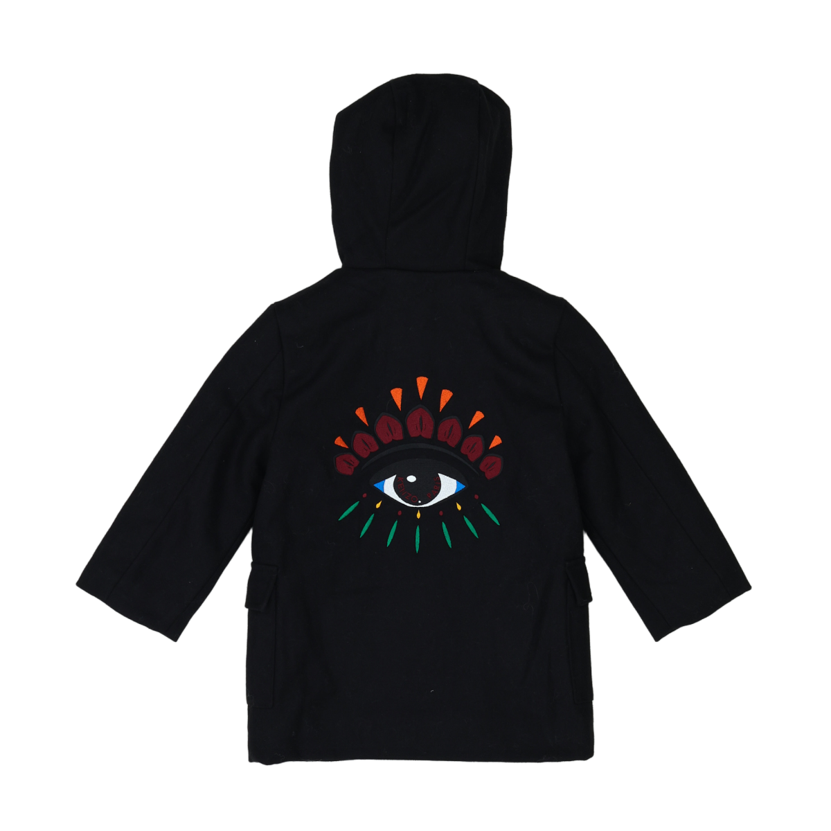 KENZO - MANTEAU - NOIR - 4 ANS