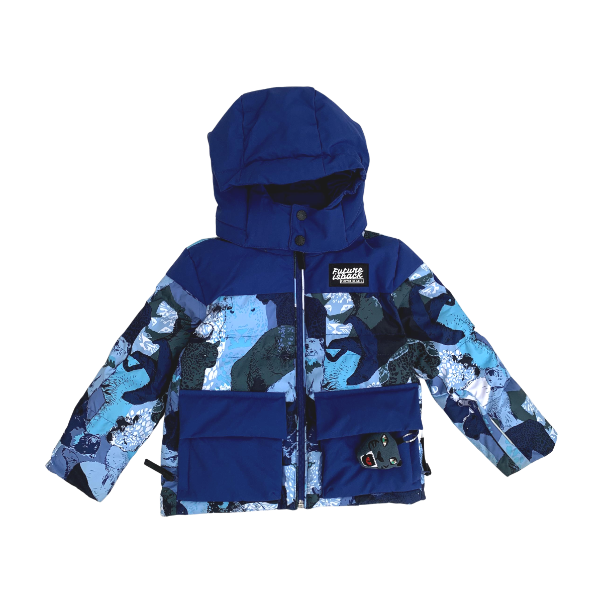 POIVRE BLANC - MANTEAU DE SKI - BLEU - 4 ANS