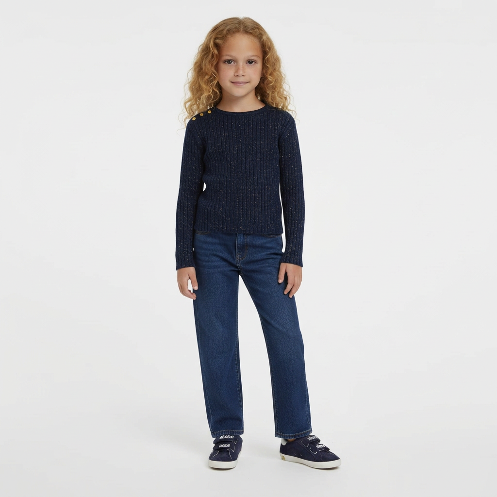 LOUIS LOUISE - PULL - BLEU - 6 ANS