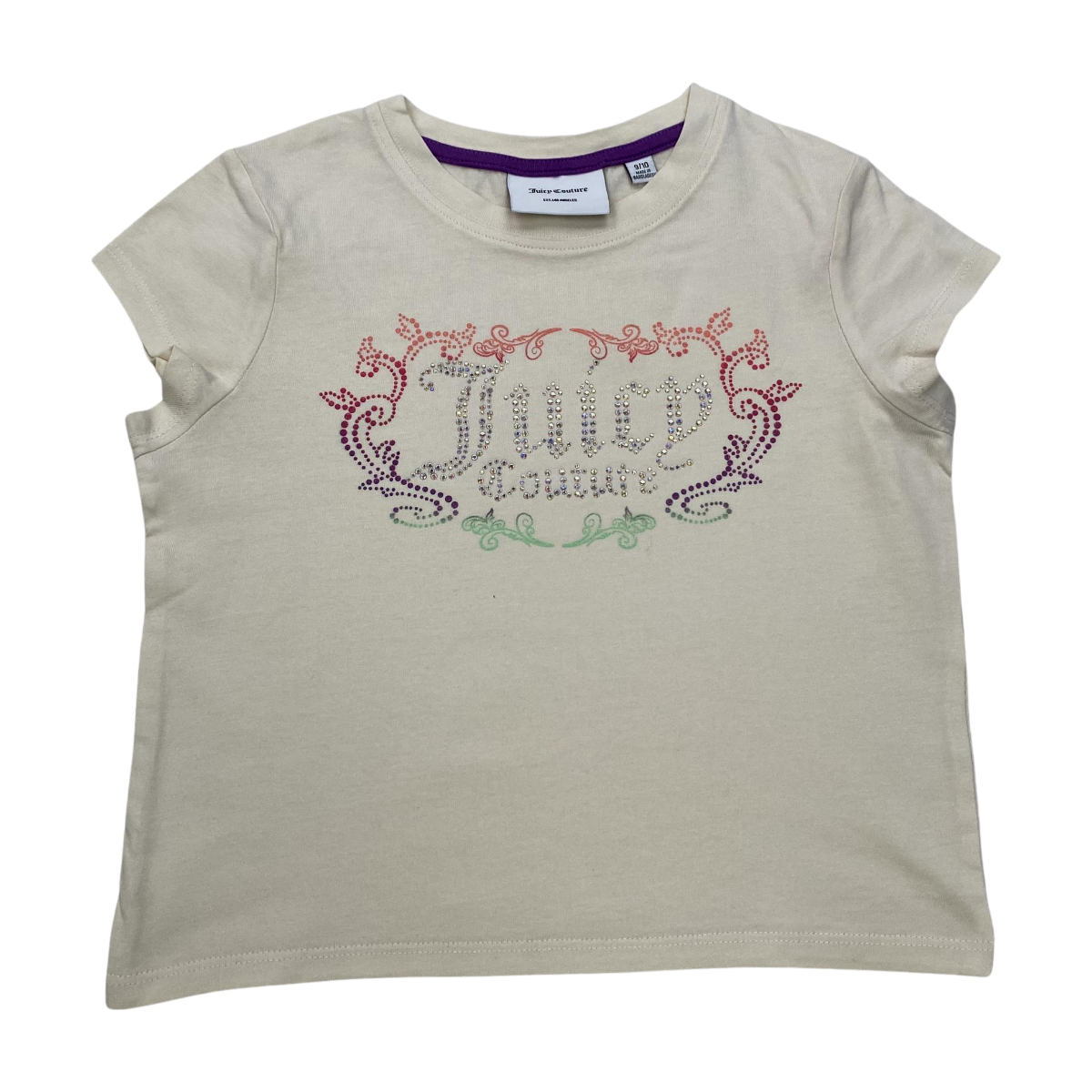 JUICY COUTURE - T-SHIRT - BEIGE, MULTICOLORE - 9 ANS