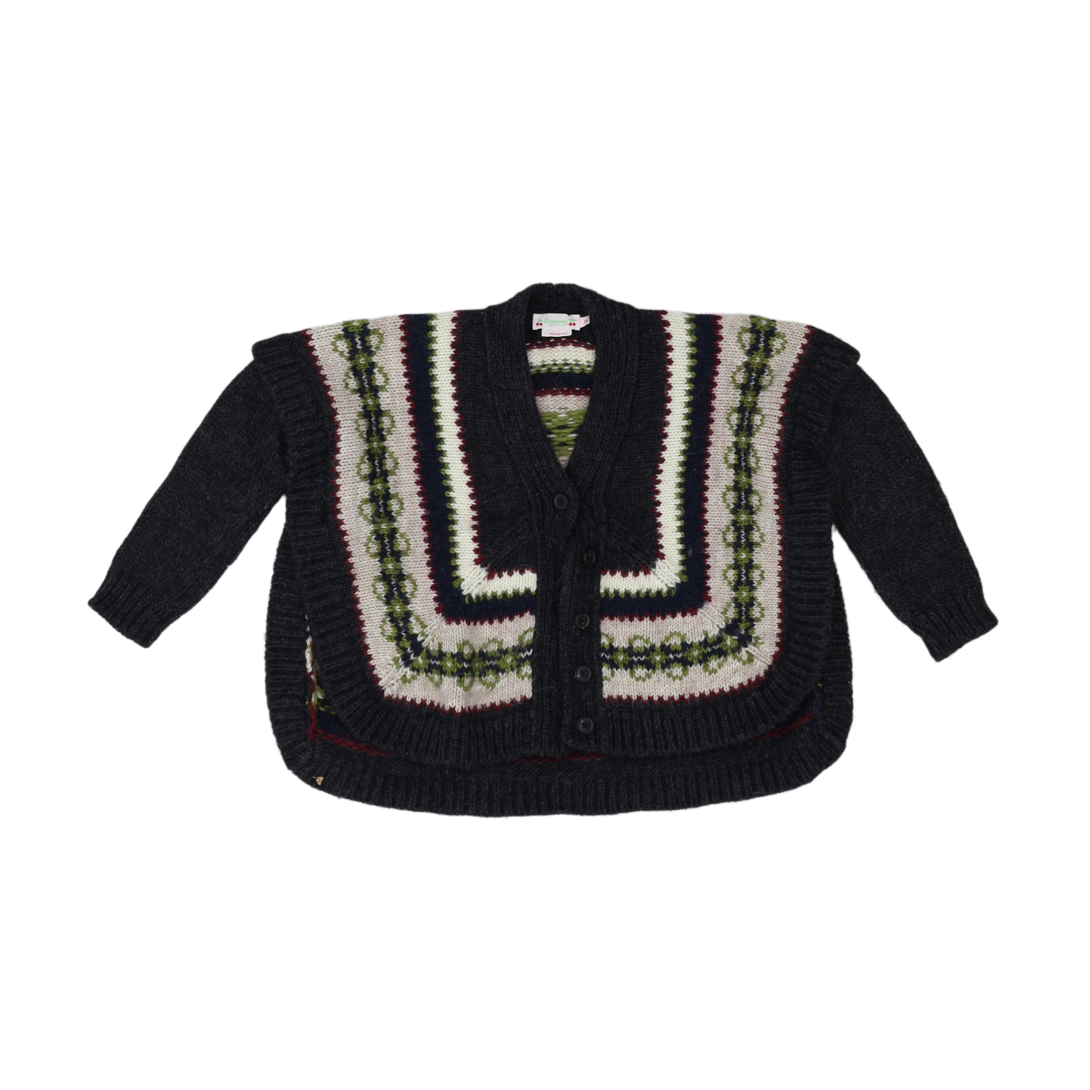 BONPOINT - CARDIGAN - GRIS - 6 ANS