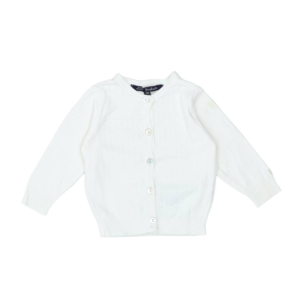 LILI GAUFRETTE - CARDIGAN - BLANC - 6 MOIS