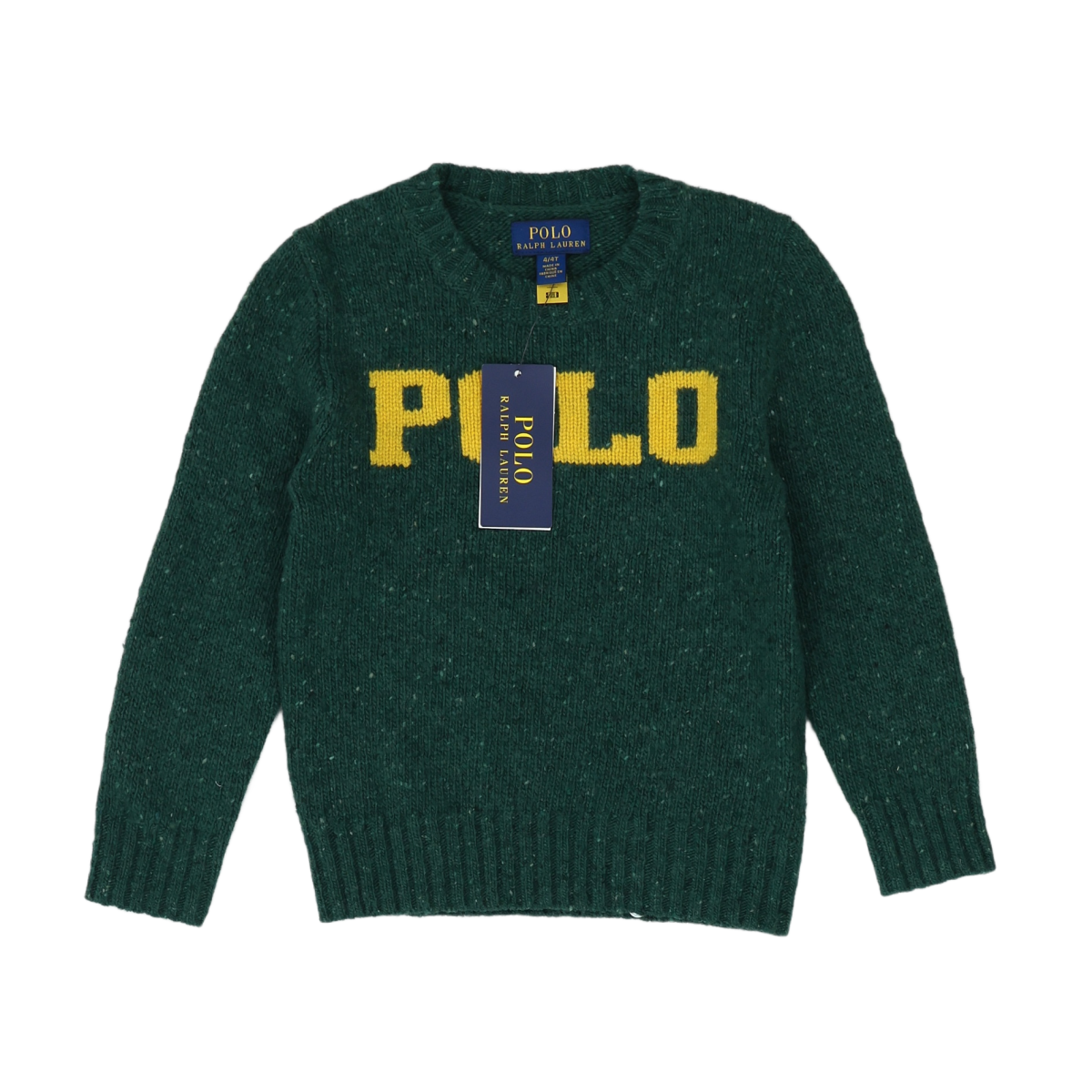 RALPH LAUREN - PULL - VERT - 4 ANS