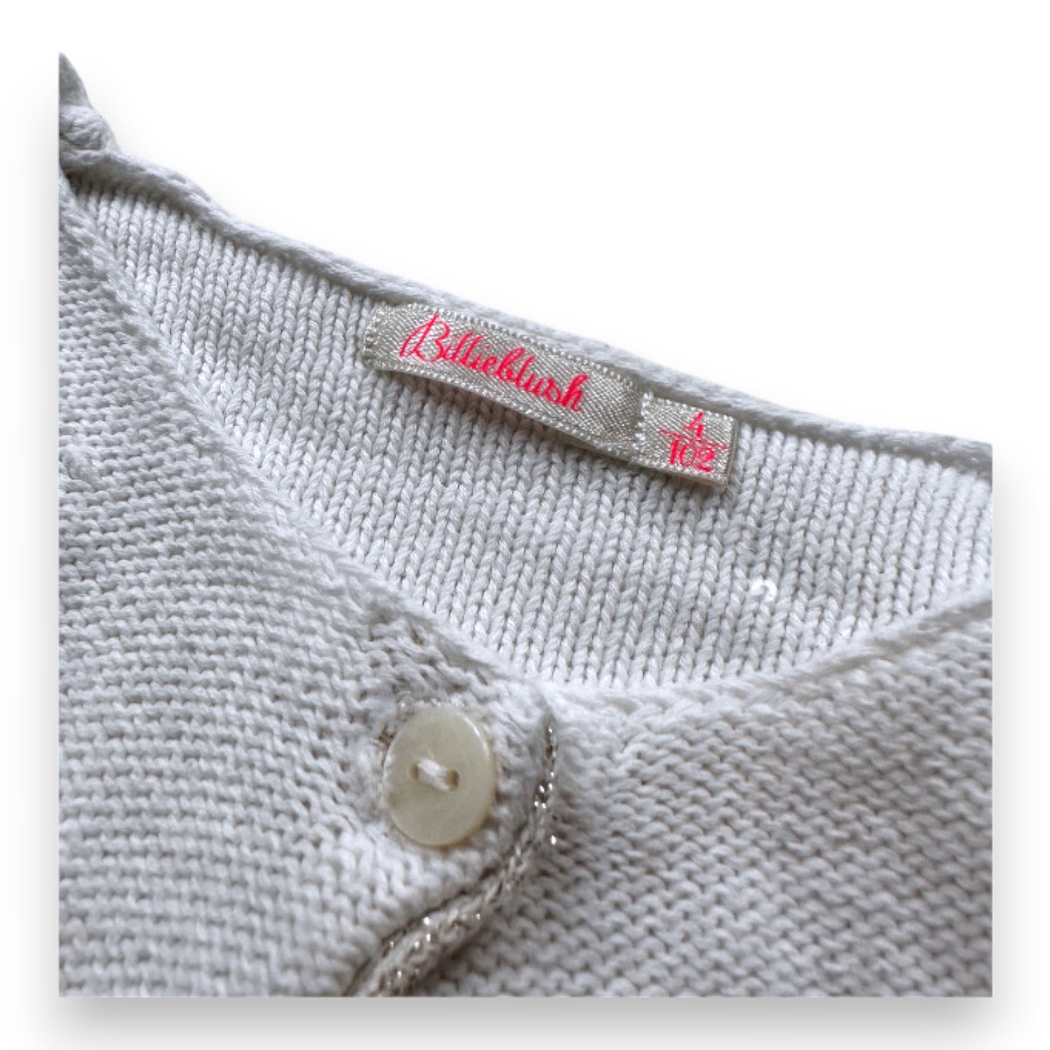 BILLIEBLUSH - STRICKJACKE - WEIß - 4 JAHRE