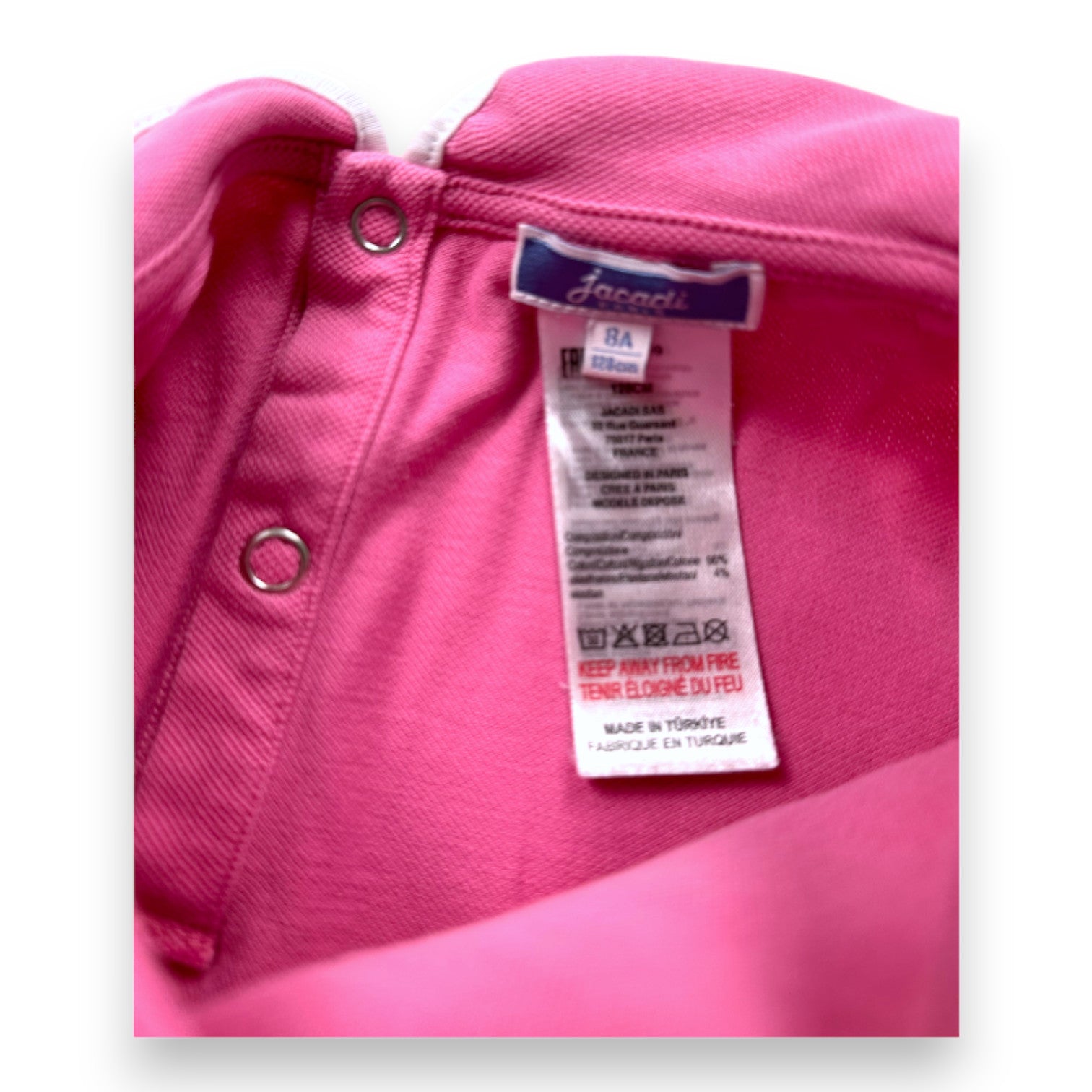 JACADI - KLEID - ROSA - 8 JAHRE