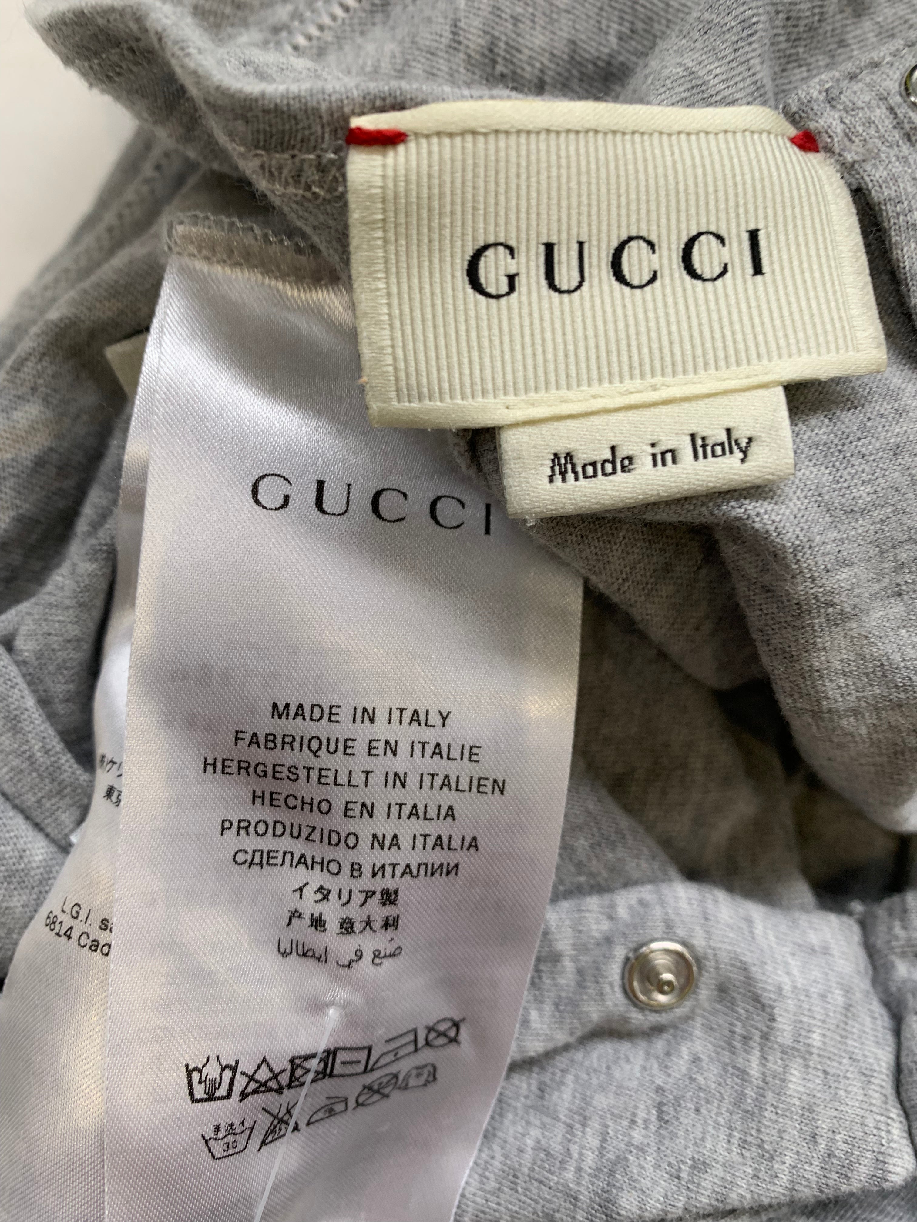 GUCCI - PYJAMA - GRIS, JAUNE - 3 MOIS