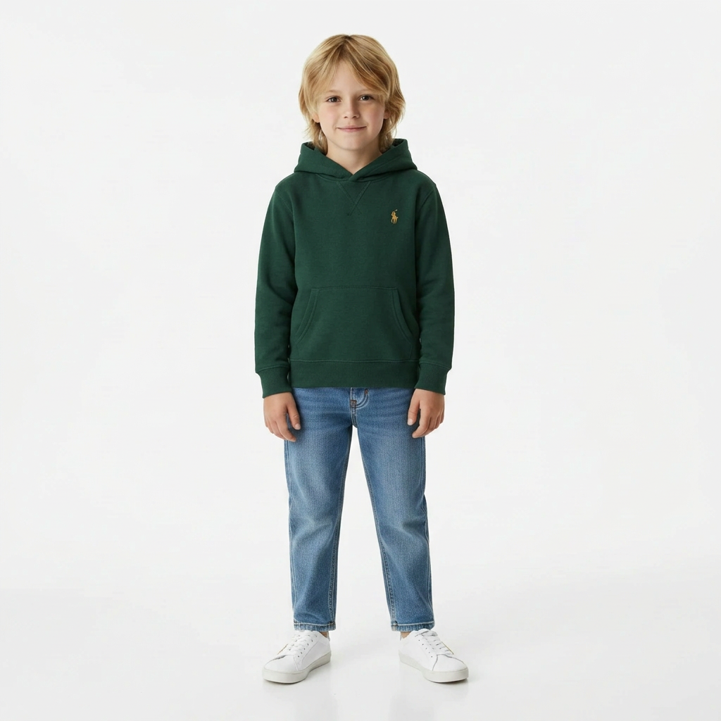 RALPH LAUREN - SWEAT - VERT - 6 ANS