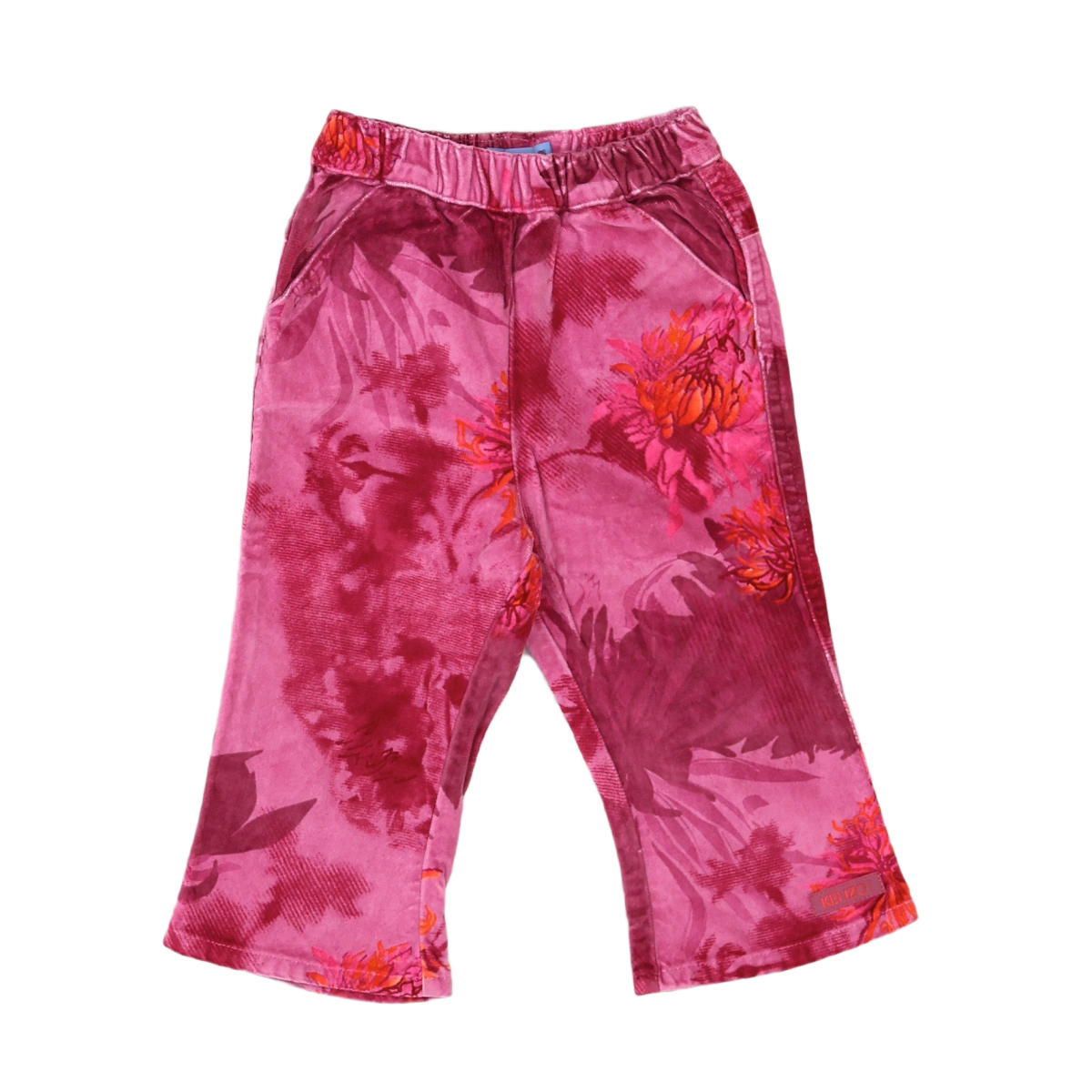 KENZO - PANTALON - ROSE, ROUGE - 18 MOIS