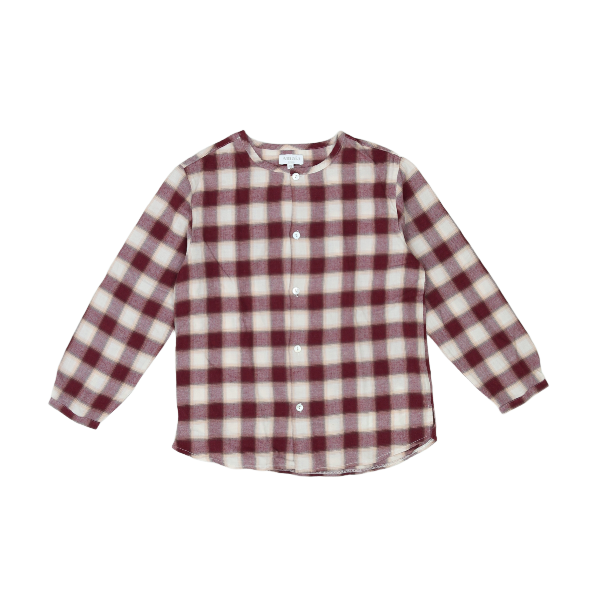 AMAIA - CHEMISE - MARRON, BLANC - 8 ANS
