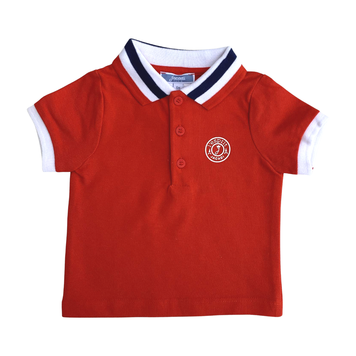 JACADI - POLO - ROUGE - 6 MOIS