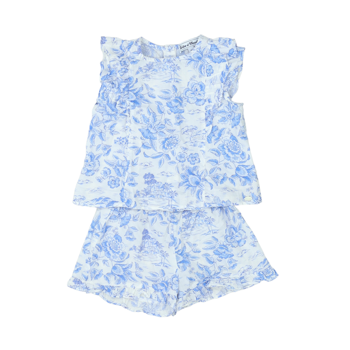 TARTINE & CHOCOLAT - ENSEMBLE - BLEU, BLANC - 4 ANS