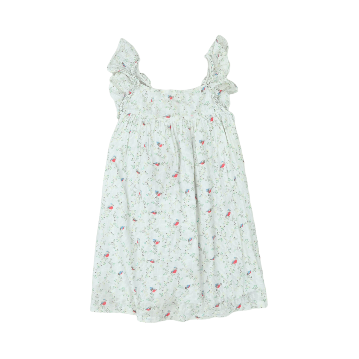 BONTON - ROBE - BLANC, MULTICOLORE - 4 ANS