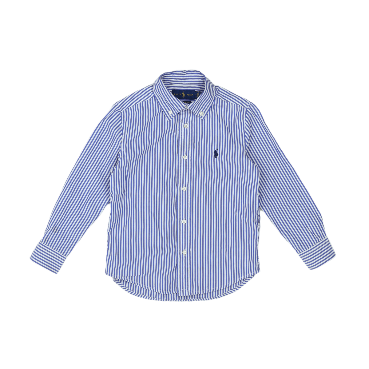 RALPH LAUREN - SHIRT - BLUE, WHITE - 5 YEARS