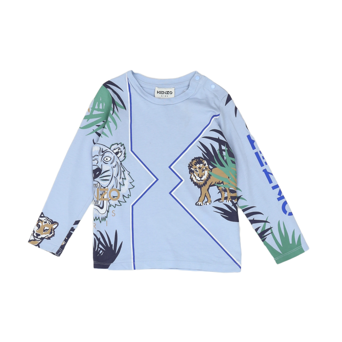 KENZO - T-SHIRT - BLEU - 3 ANS