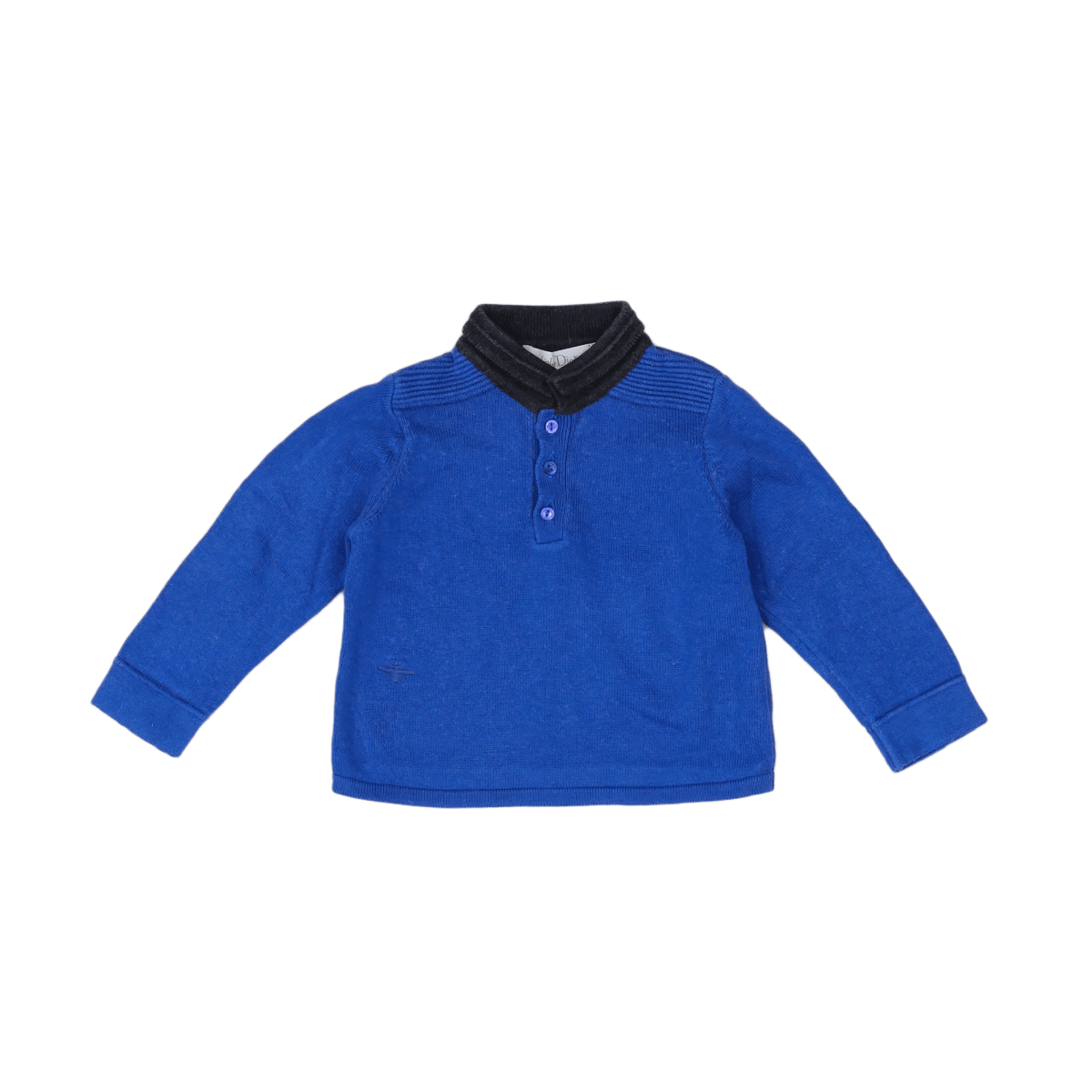 BABY DIOR - SWEATER - BLUE, BLACK - 6 MONTHS