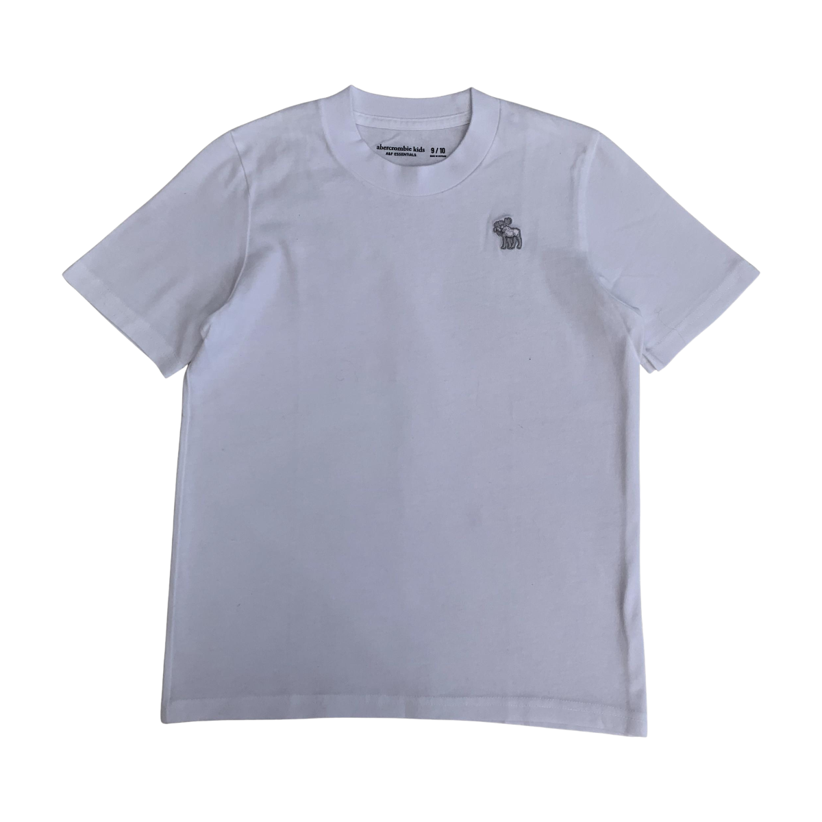 ABERCROMBIE - T-SHIRT - BLANC - 9 ANS