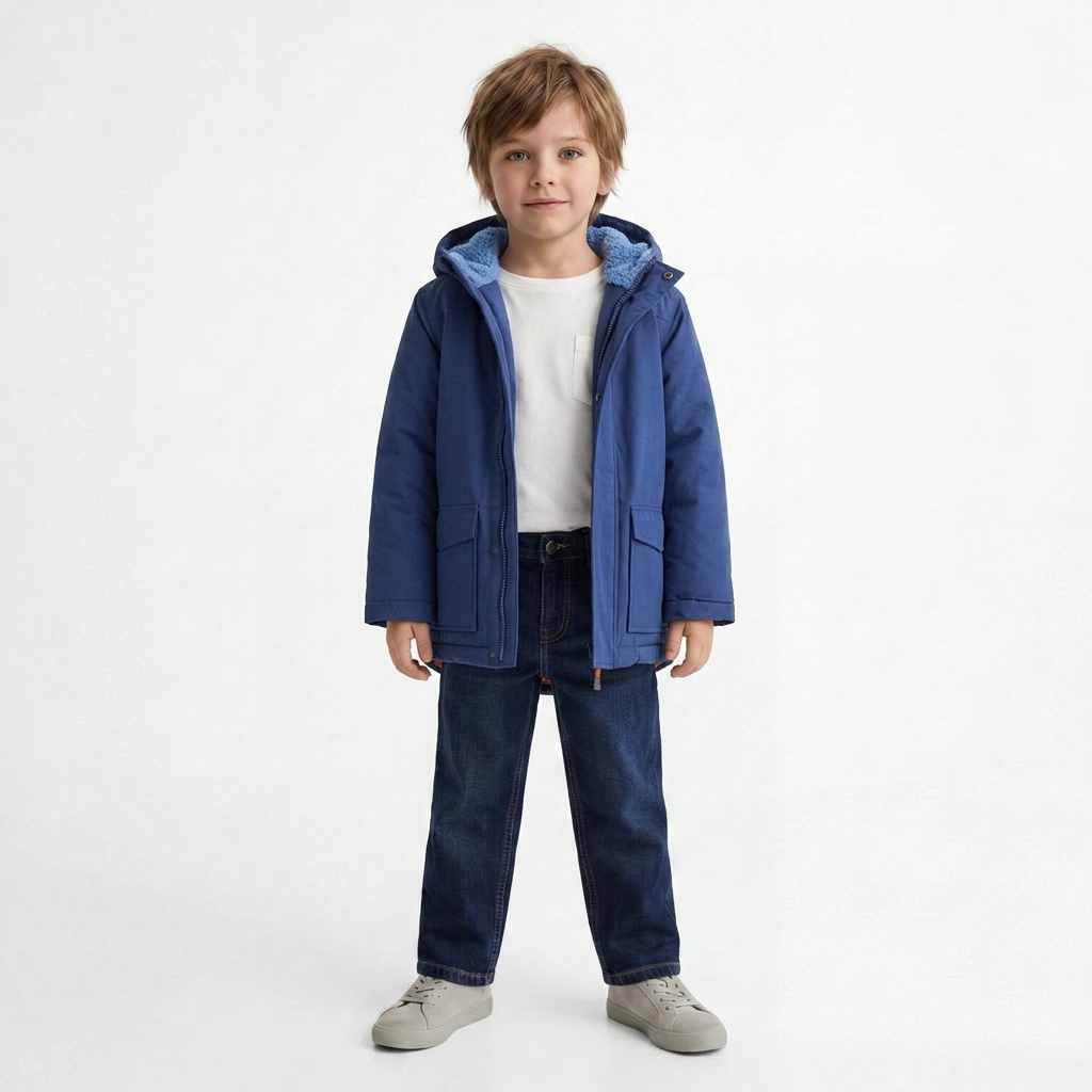 AMERICAN OUTFITTERS - PARKA - BLEU - 6 ANS