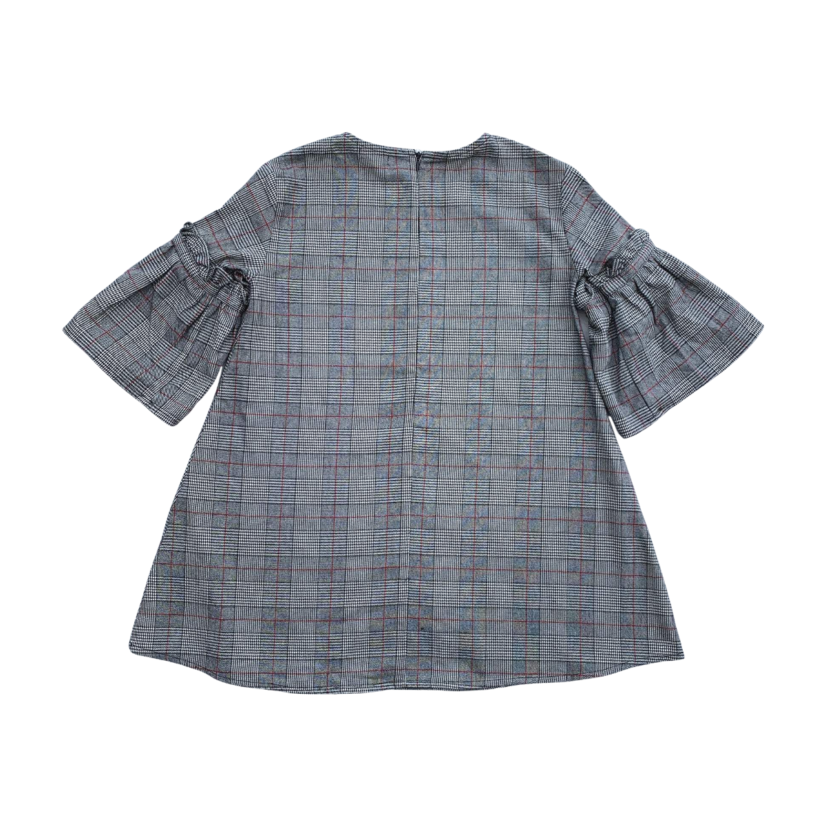 MAYORAL - ROBE - GRIS, ROUGE - 10 ANS