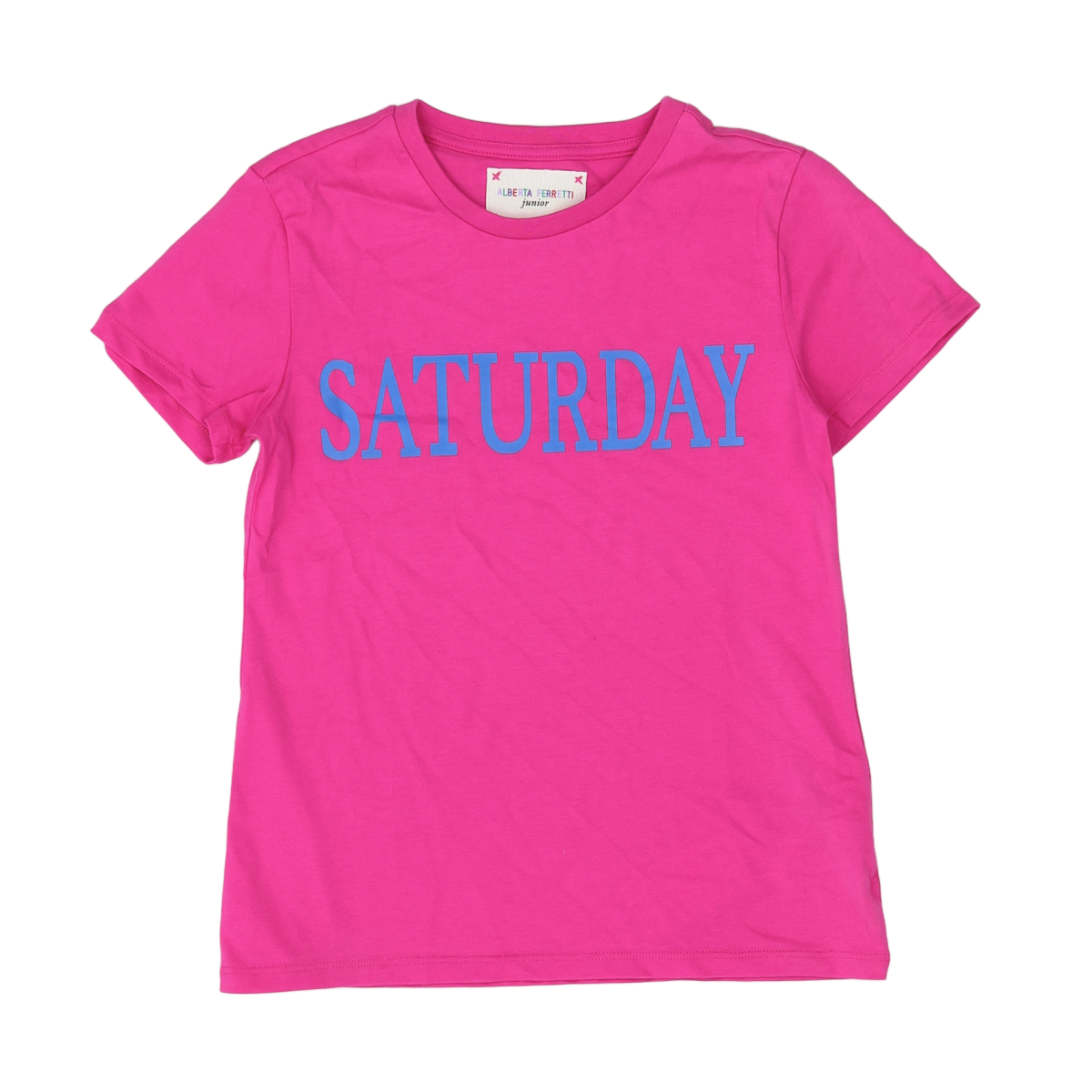 ALBERTA FERRETTI - T-SHIRT - ROSE, BLEU - 8 ANS