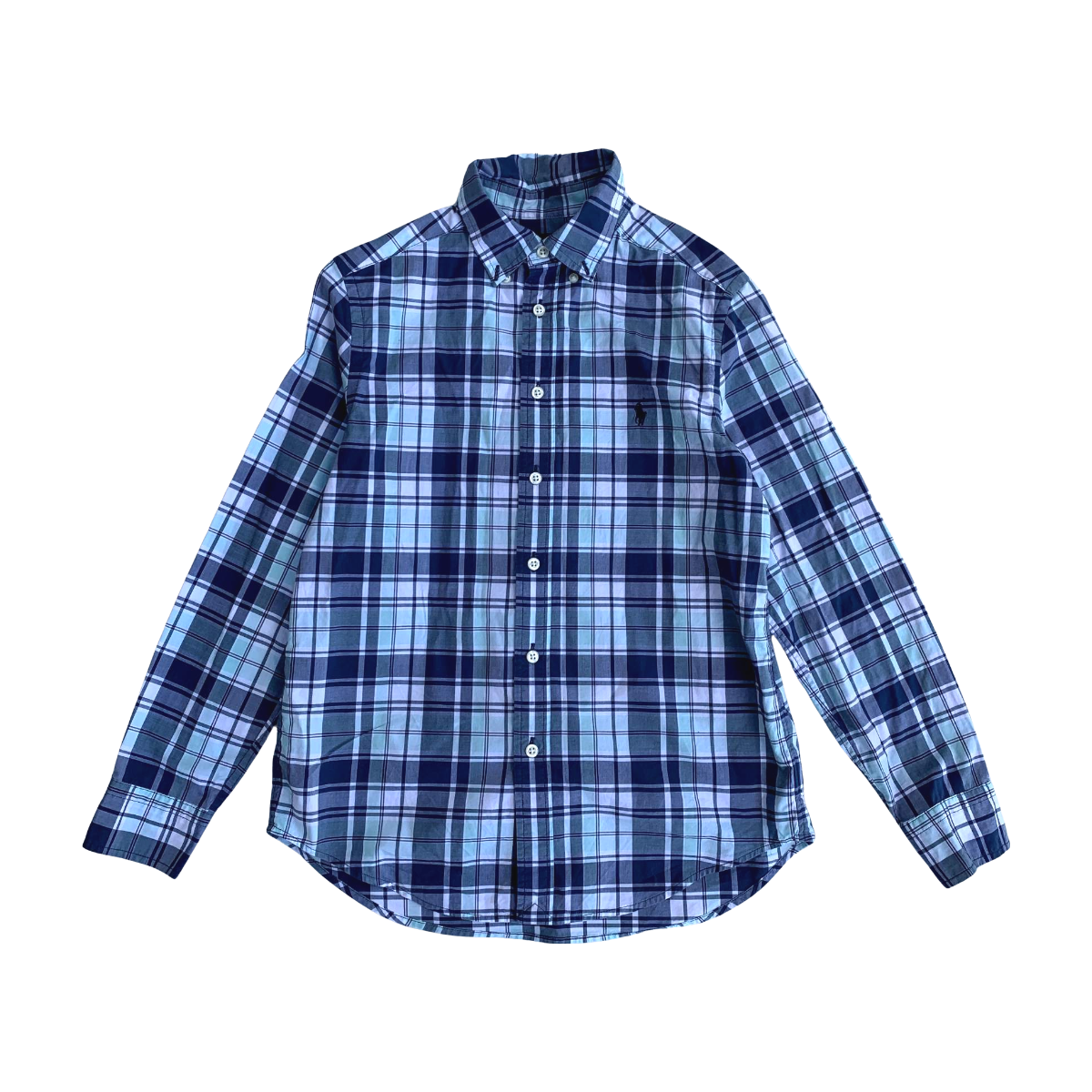 RALPH LAUREN - CHEMISE - BLEU - 10 ANS