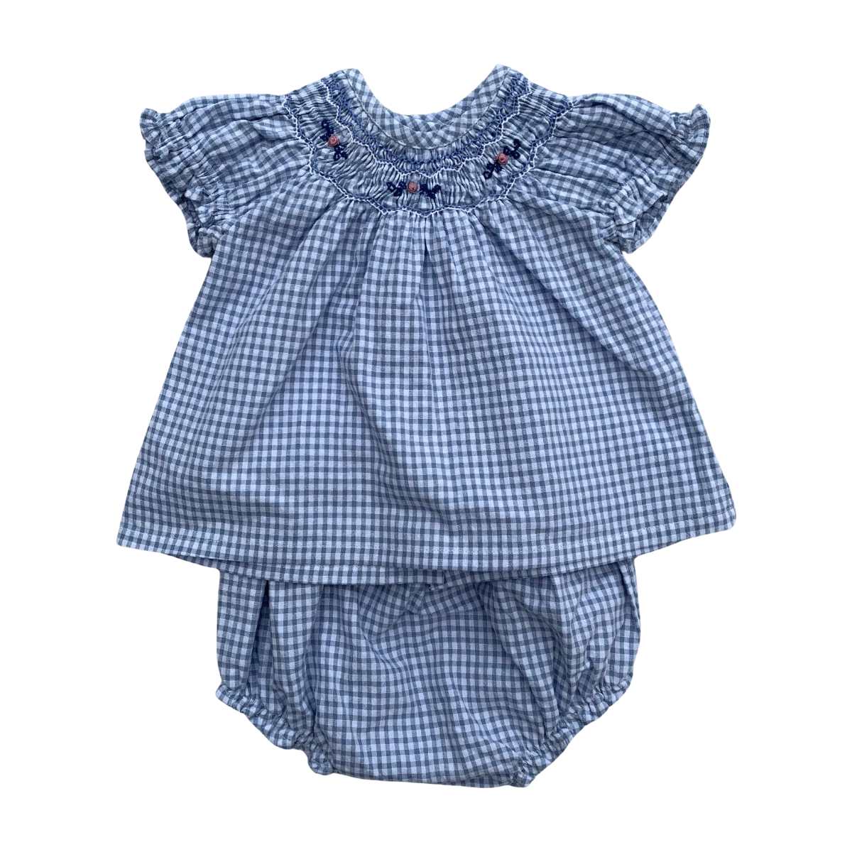 MARIE PUCE - ENSEMBLE - BLEU, BLANC - 3 MOIS
