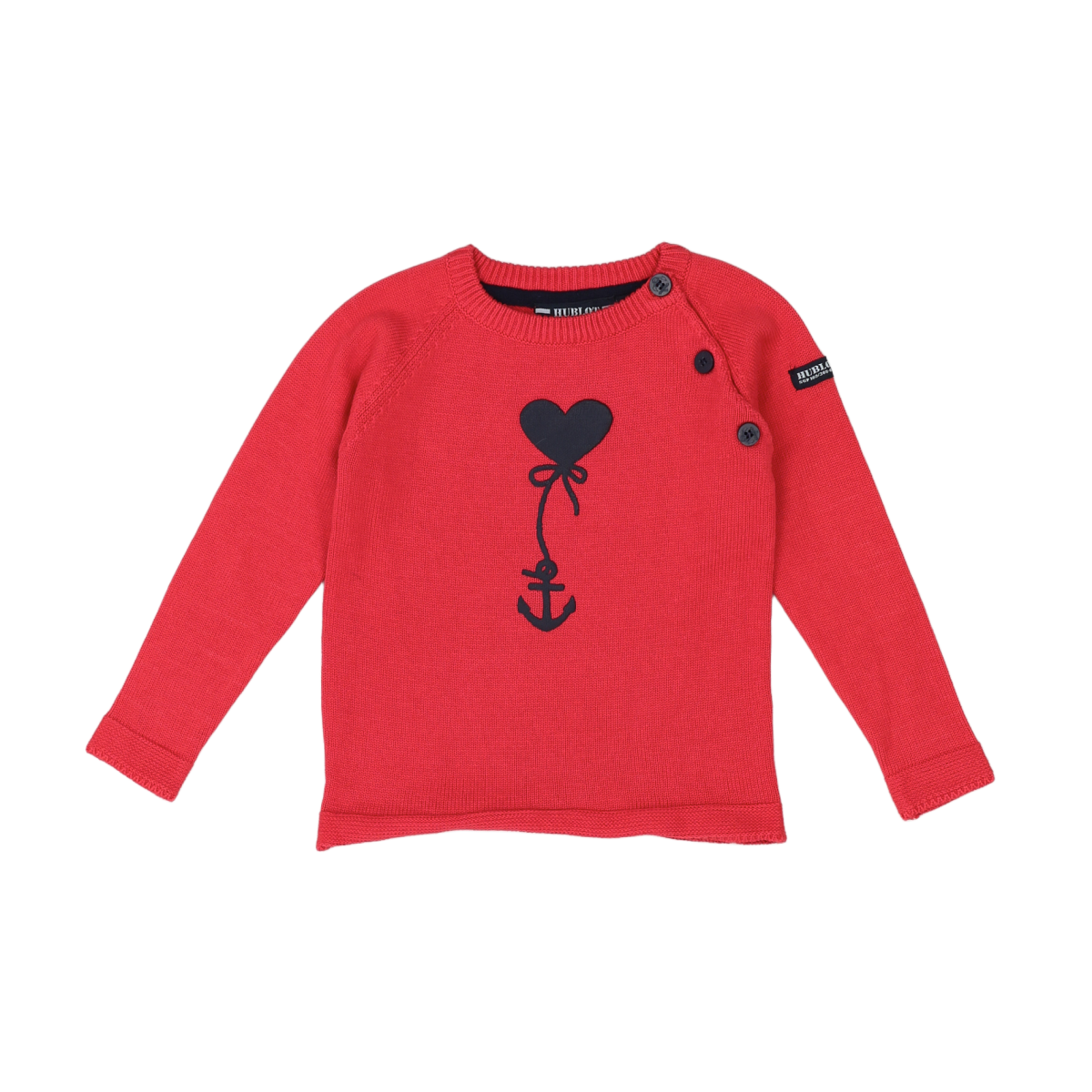 HUBLOT - PULL - ROUGE - 4 ANS